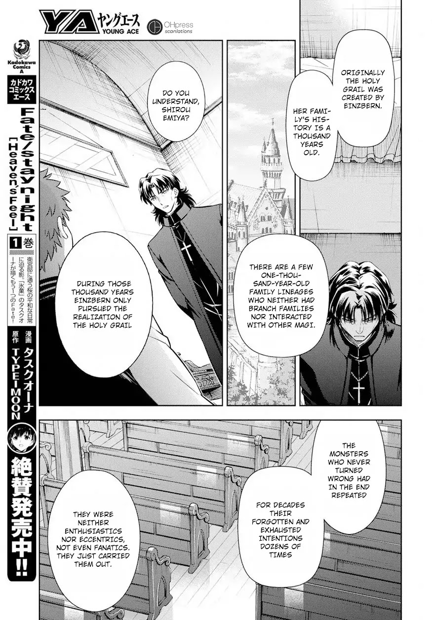 Fate/Stay Night - Heaven's Feel Chapter 15 page 19 - Chapter 15: Day 4 / The Beginning of the Holy Grail War