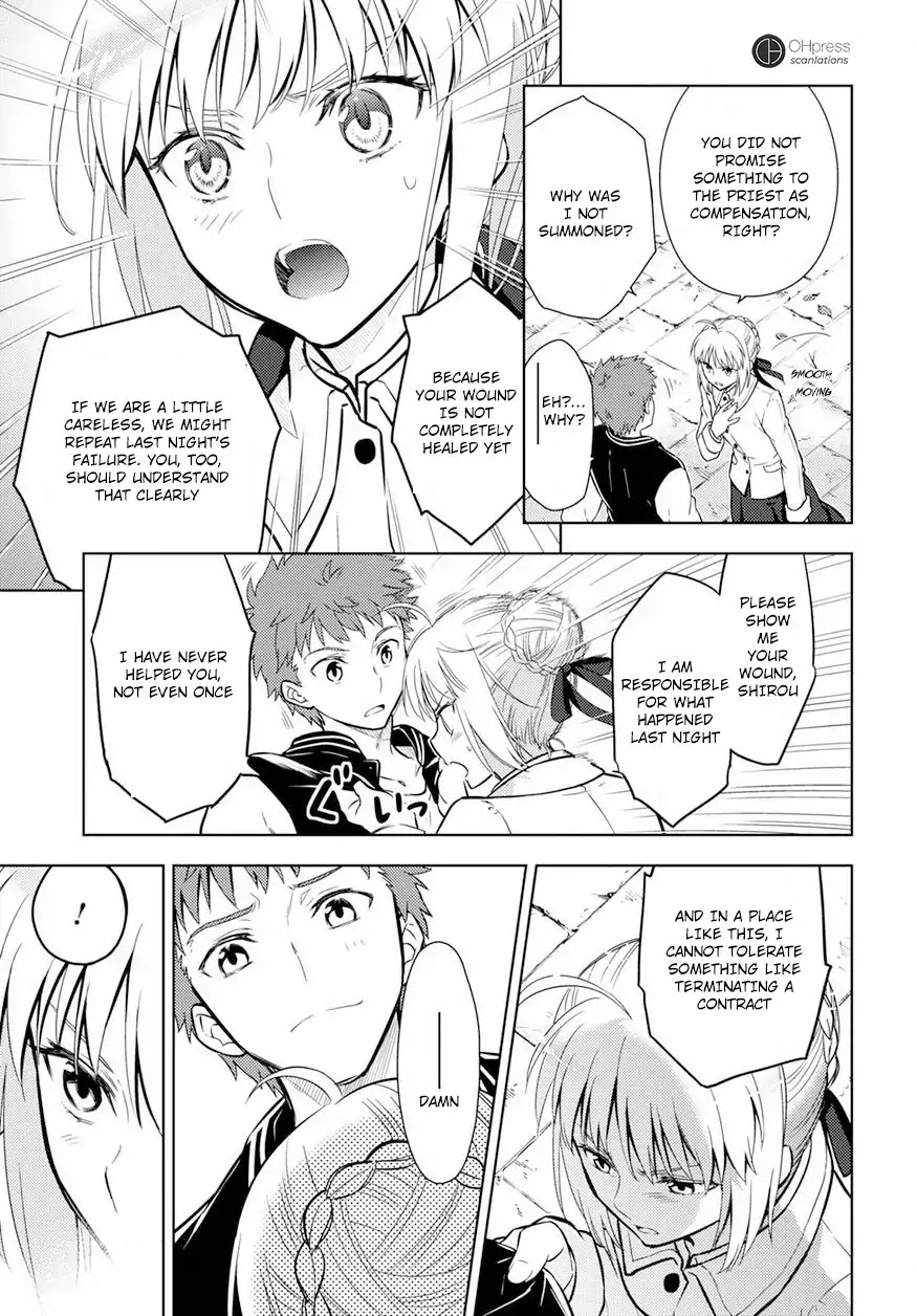 Fate/Stay Night - Heaven's Feel Chapter 15 page 27 - Chapter 15: Day 4 / The Beginning of the Holy Grail War