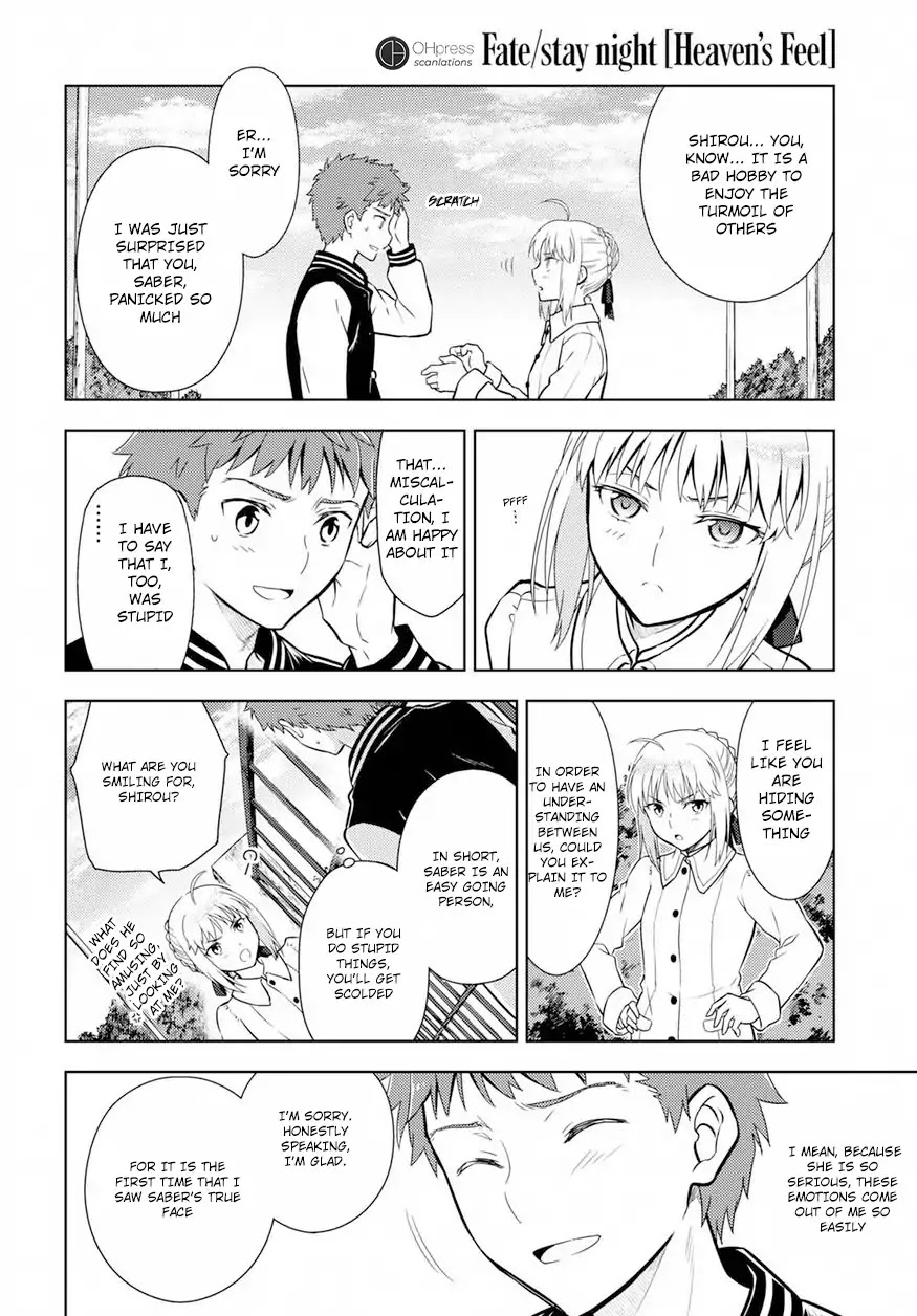 Fate/Stay Night - Heaven's Feel Chapter 15 page 28 - Chapter 15: Day 4 / The Beginning of the Holy Grail War