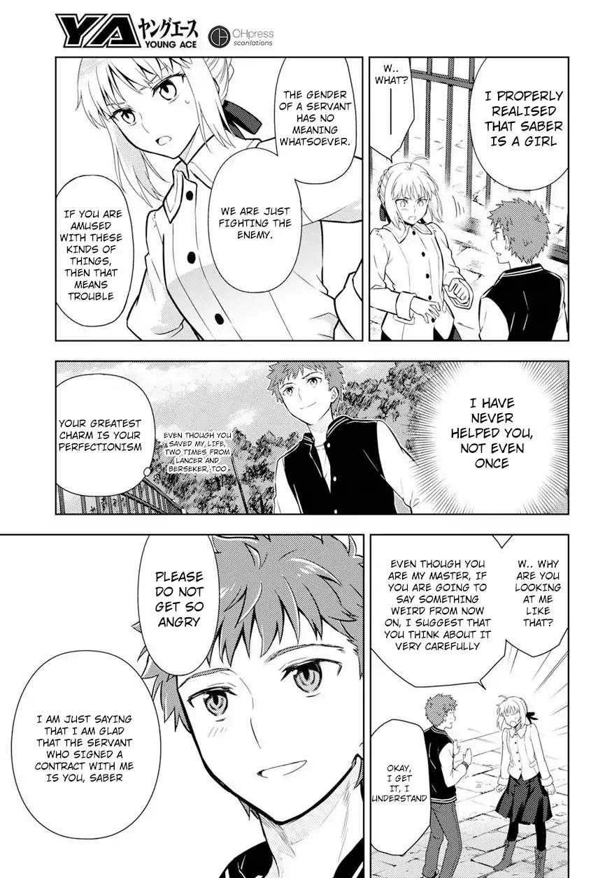 Fate/Stay Night - Heaven's Feel Chapter 15 page 29 - Chapter 15: Day 4 / The Beginning of the Holy Grail War