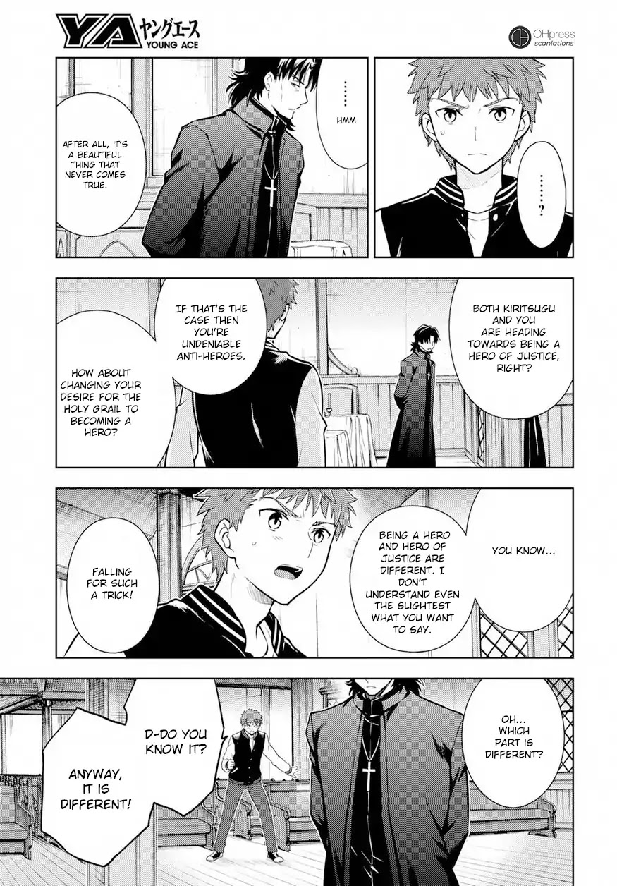 Fate/Stay Night - Heaven's Feel Chapter 15 page 9 - Chapter 15: Day 4 / The Beginning of the Holy Grail War