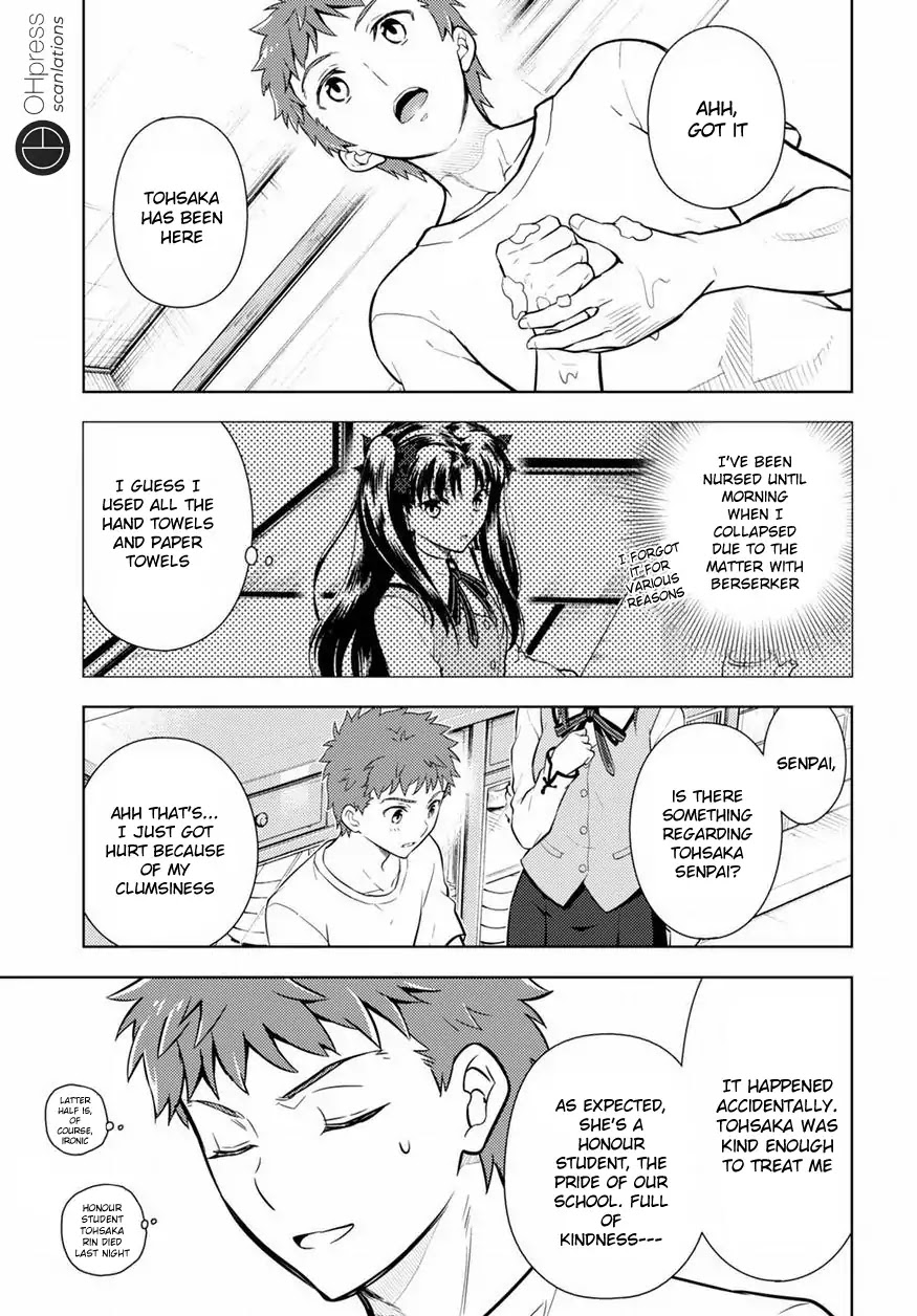 Fate/Stay Night - Heaven's Feel Chapter 16 page 17 - Chapter 16: Day 4