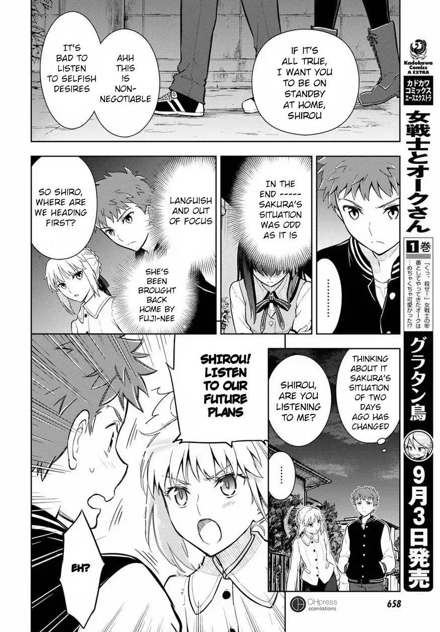 Fate/Stay Night - Heaven's Feel Chapter 16 page 20 - Chapter 16: Day 4