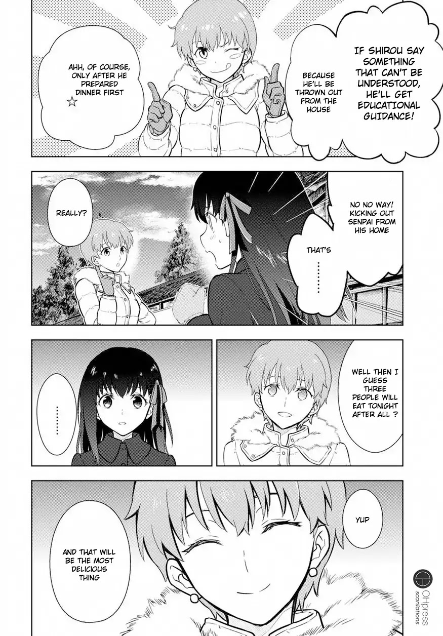 Fate/Stay Night - Heaven's Feel Chapter 16 page 8 - Chapter 16: Day 4
