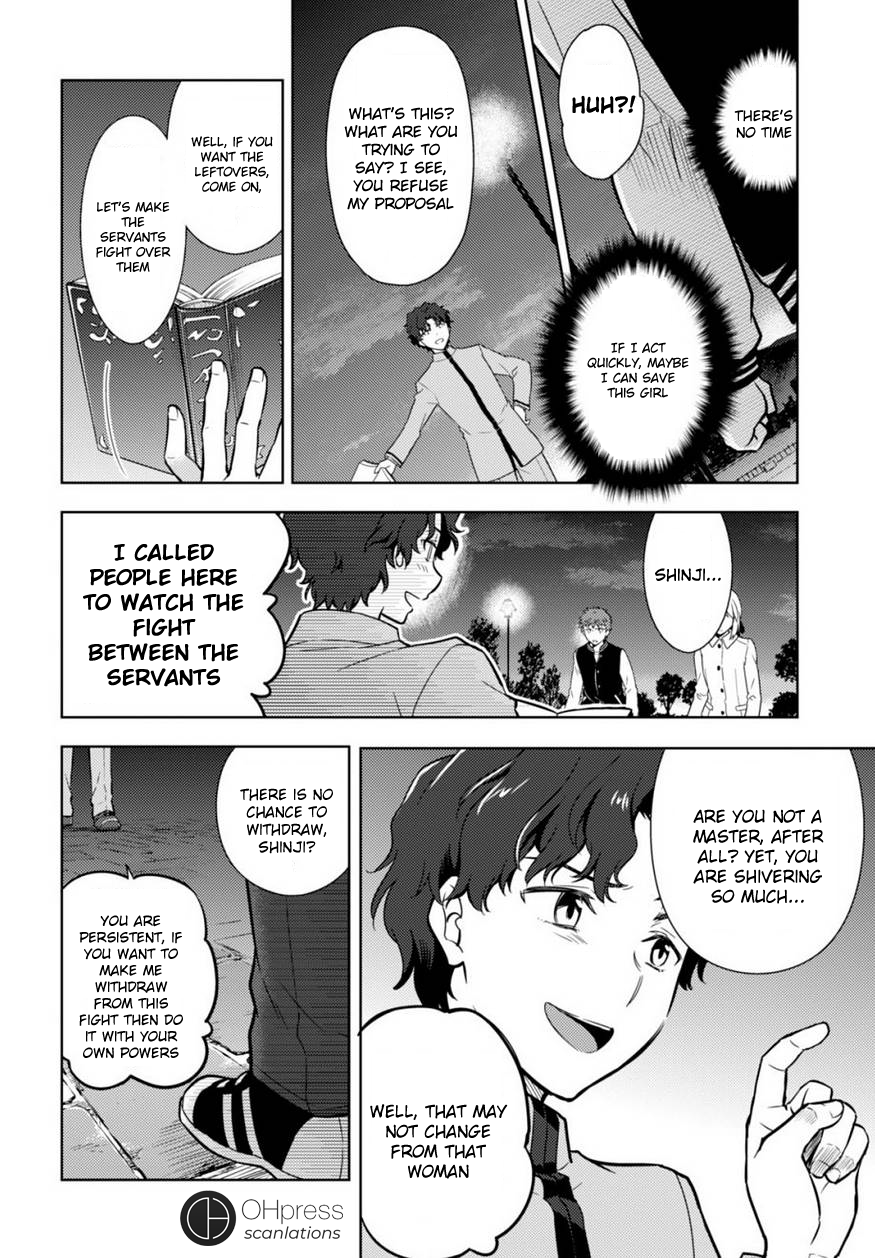 Fate/Stay Night - Heaven's Feel Chapter 17 page 14 - Chapter 17: Day 4 / The Holy Grail War, And It's Beginning (6)