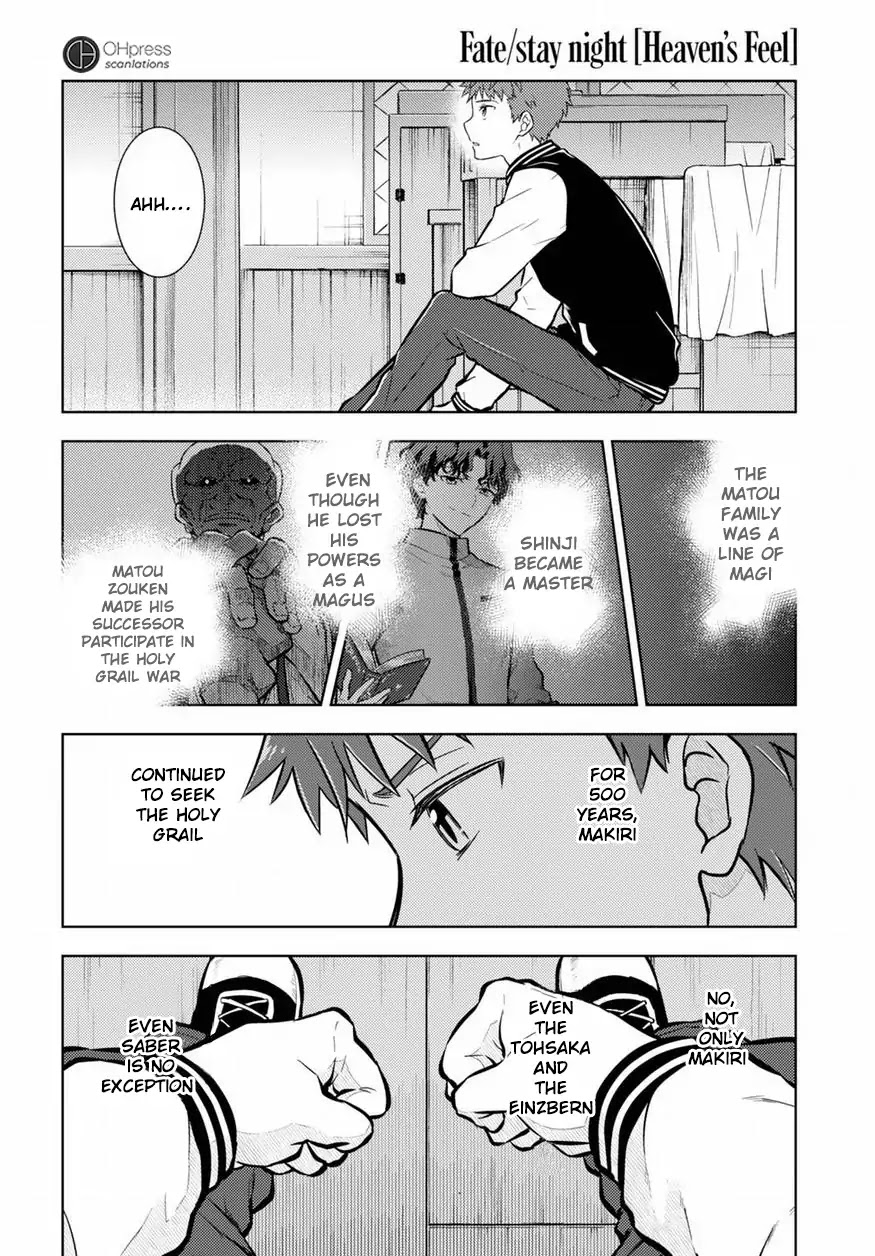 Fate/Stay Night - Heaven's Feel Chapter 19 page 5 - Chapter 19: Day 4