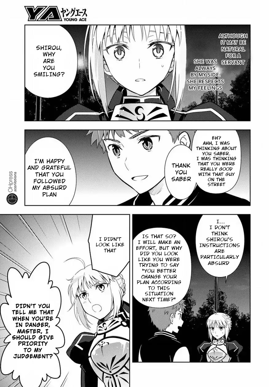 Fate/Stay Night - Heaven's Feel Chapter 20 page 8 - Chapter 20: Day 4 / The Answer Is Only In The Ending (2)