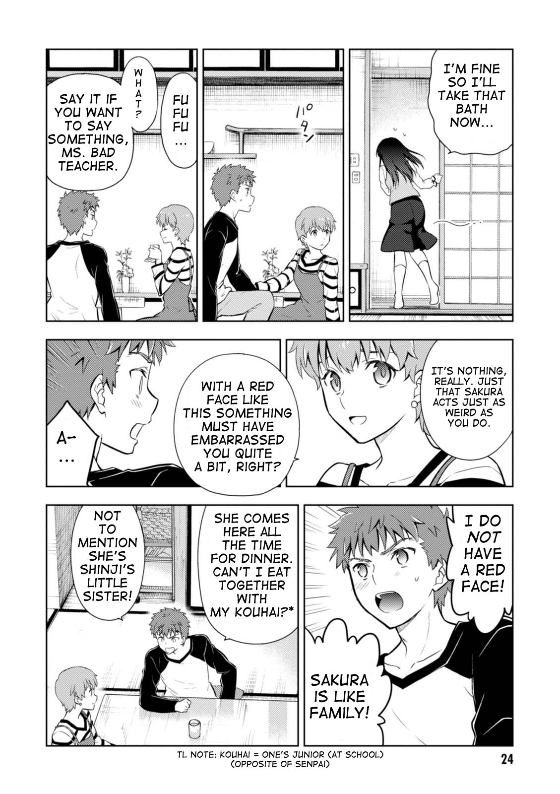 Fate/Stay Night - Heaven's Feel Chapter 26 page 22 - Chapter 26