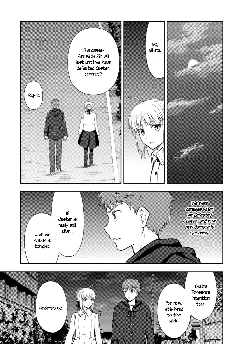 Fate/Stay Night - Heaven's Feel Chapter 44 page 1 - Chapter 44: Day 7 / War Balance Randomizer