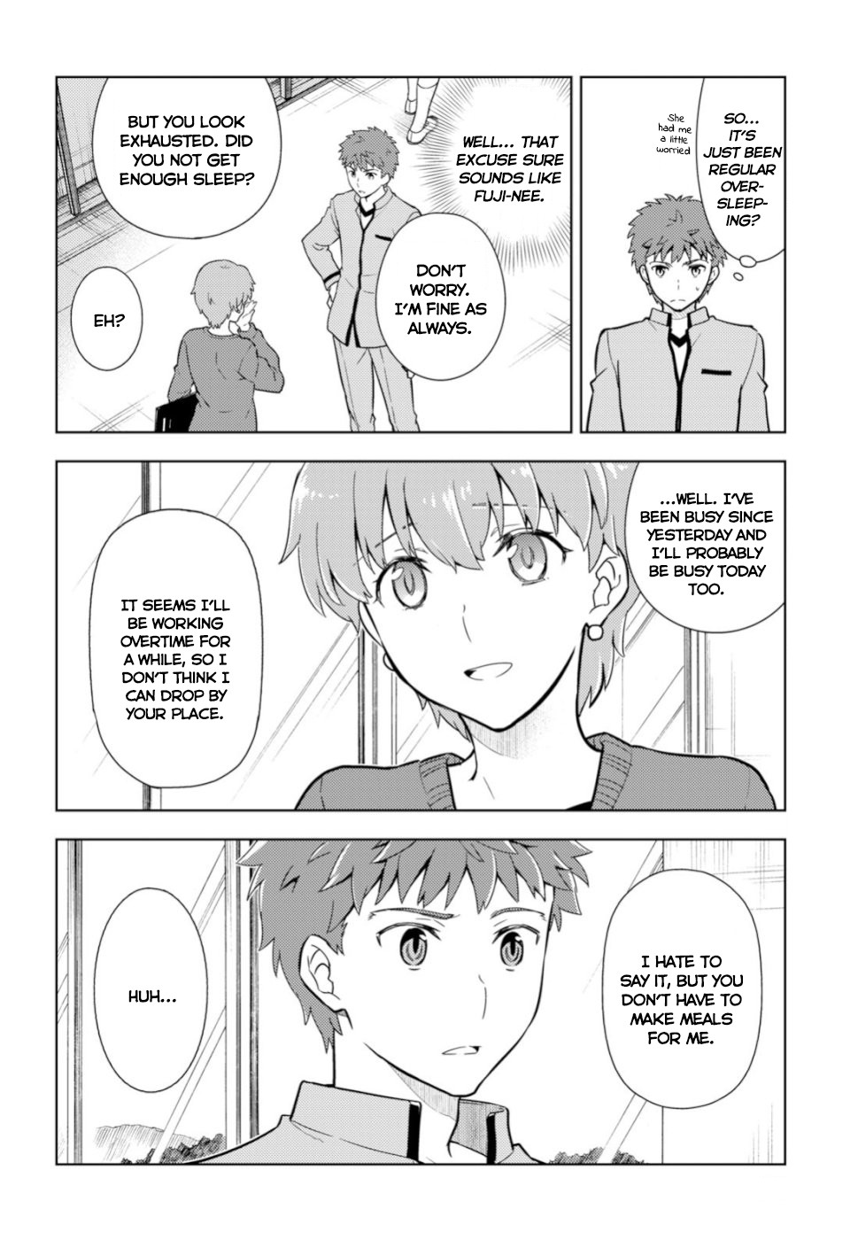 Fate/Stay Night - Heaven's Feel Chapter 49 page 2 - Chapter 49: Day 8 / Challenging the Shadow (1)