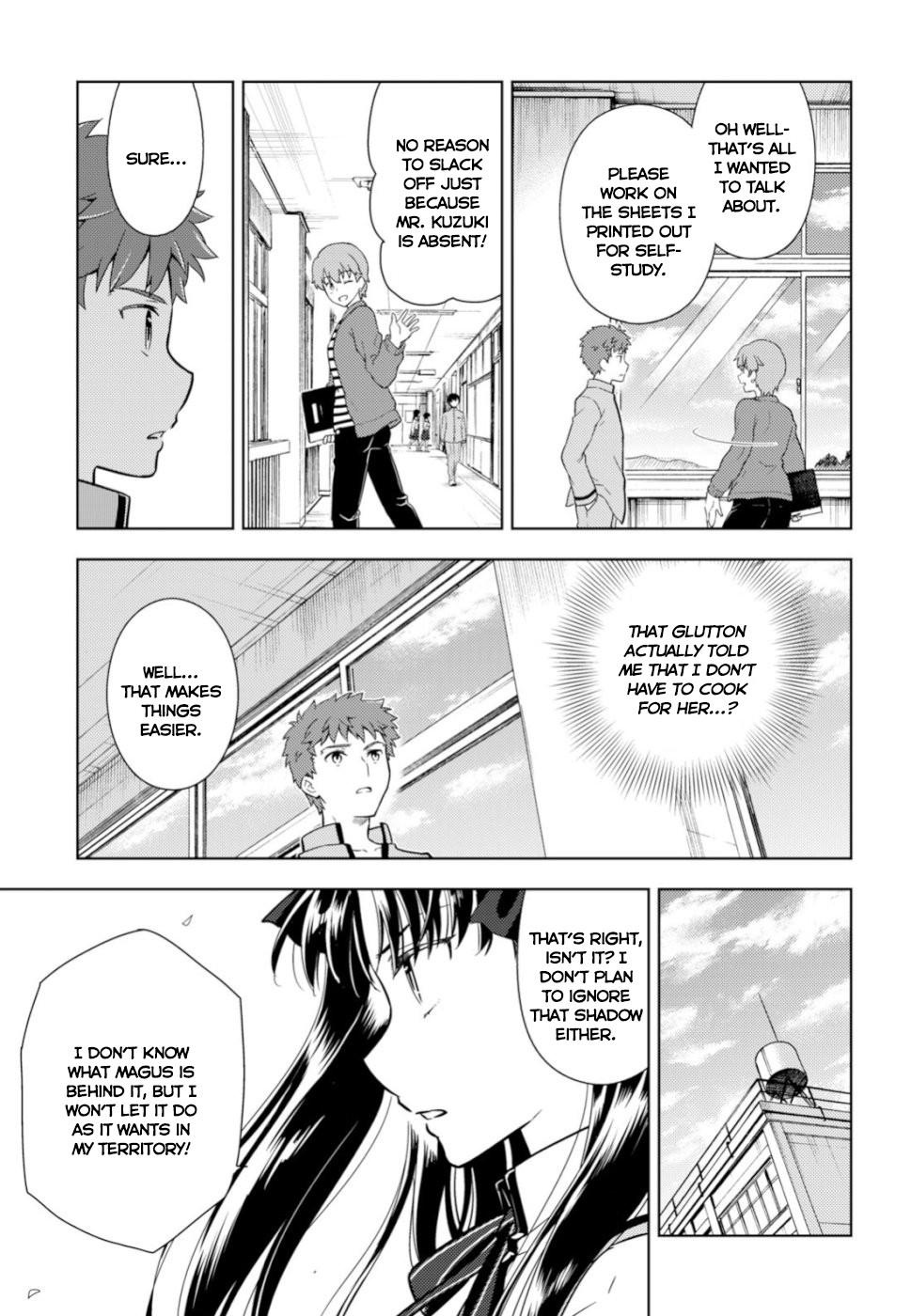 Fate/Stay Night - Heaven's Feel Chapter 49 page 3 - Chapter 49: Day 8 / Challenging the Shadow (1)