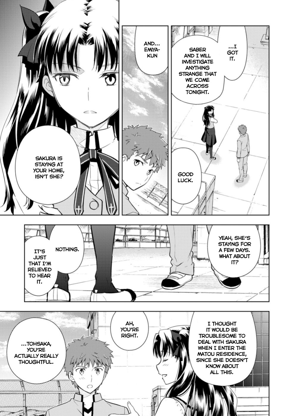 Fate/Stay Night - Heaven's Feel Chapter 49 page 7 - Chapter 49: Day 8 / Challenging the Shadow (1)