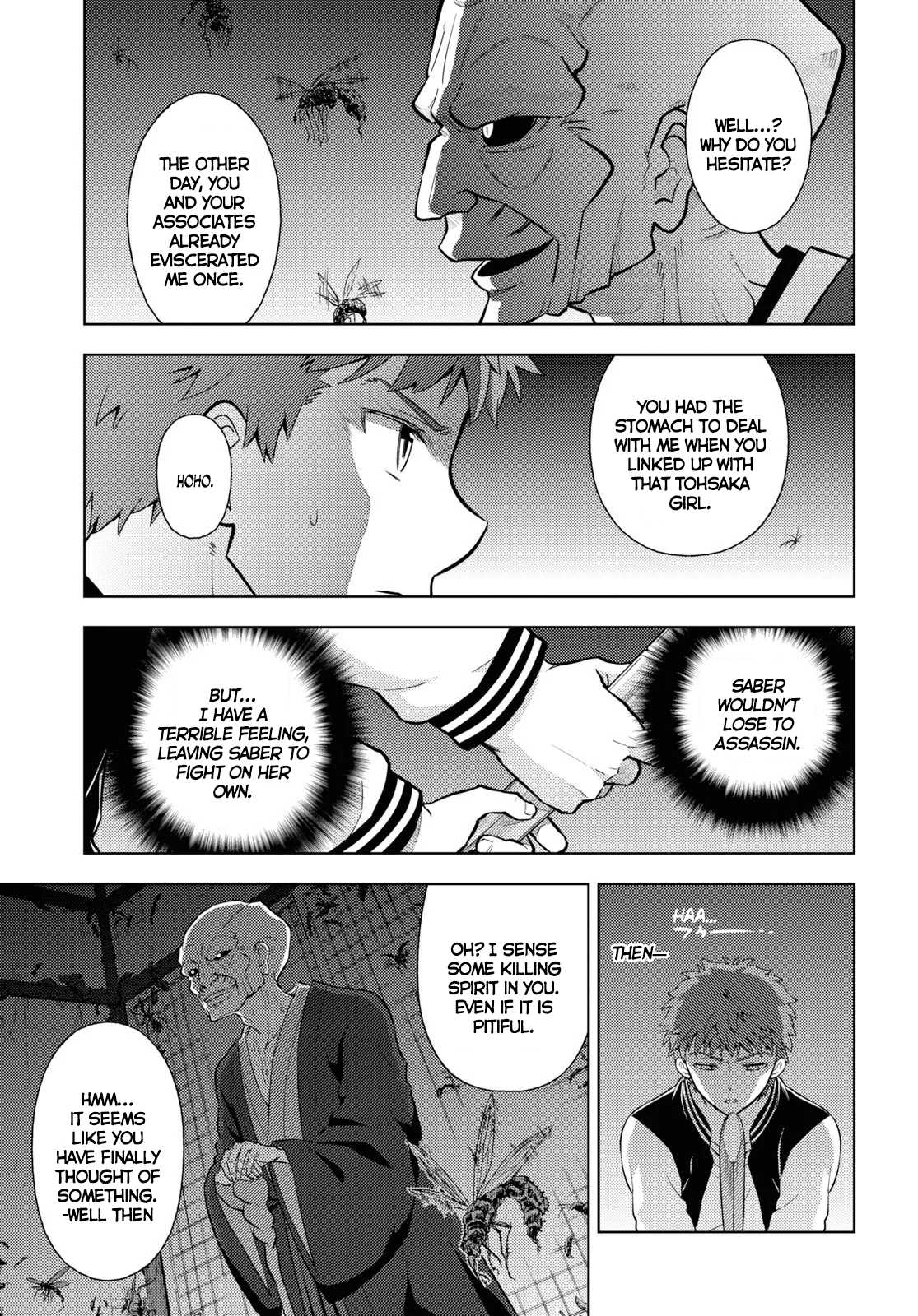 Fate/Stay Night - Heaven's Feel Chapter 55 page 9 - Chapter 55: Day 8 / The Last Swordsman (3)