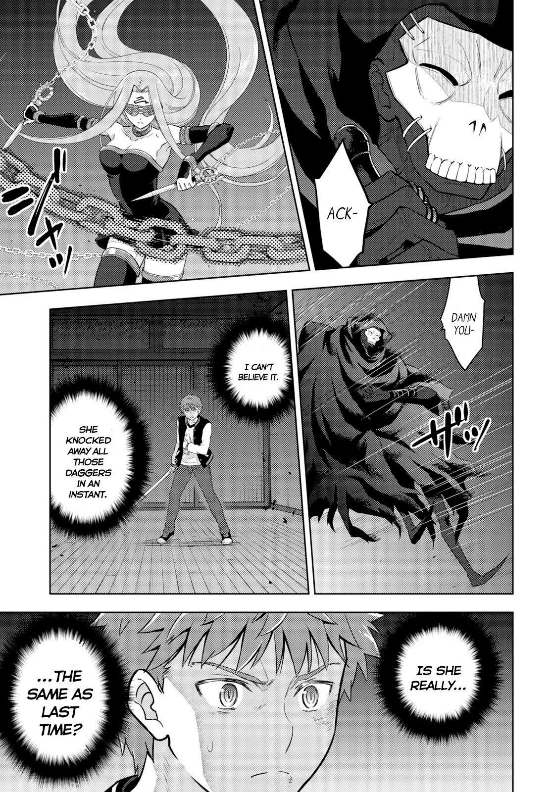Fate/Stay Night - Heaven's Feel Chapter 56 page 15 - Chapter 56: Day 8 / The Fight at Ryuudou Temple (1)