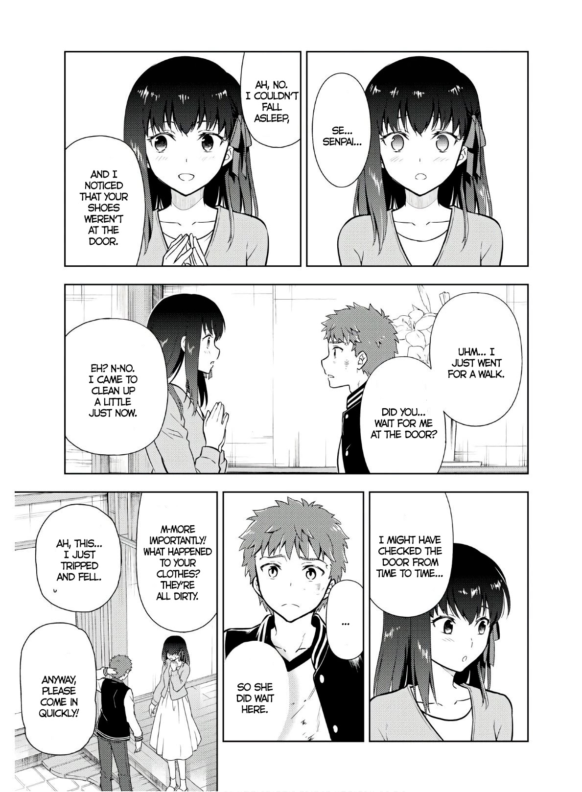 Fate/Stay Night - Heaven's Feel Chapter 57 page 11 - Chapter 57: Day 8 / An Oath and a Farewell (1)