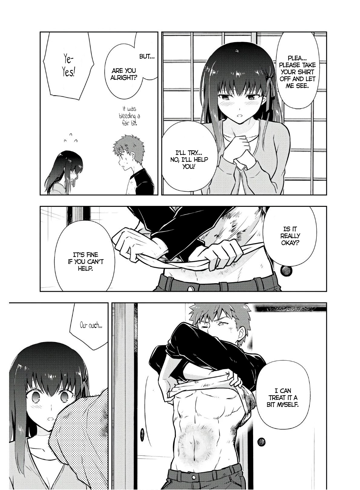Fate/Stay Night - Heaven's Feel Chapter 57 page 13 - Chapter 57: Day 8 / An Oath and a Farewell (1)