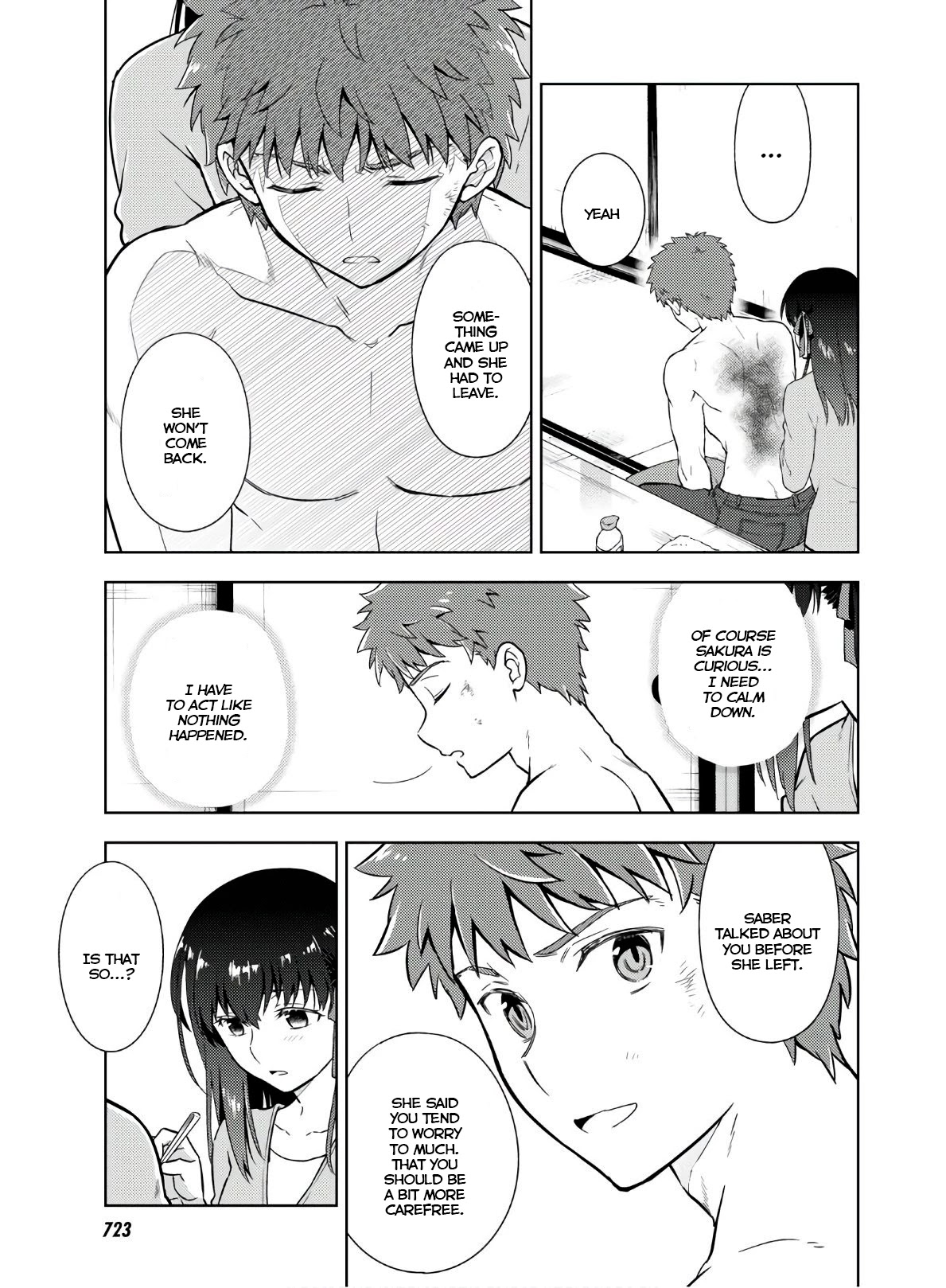 Fate/Stay Night - Heaven's Feel Chapter 58 page 3 - Chapter 58: Day 8 / An Oath and a Farewell (2)