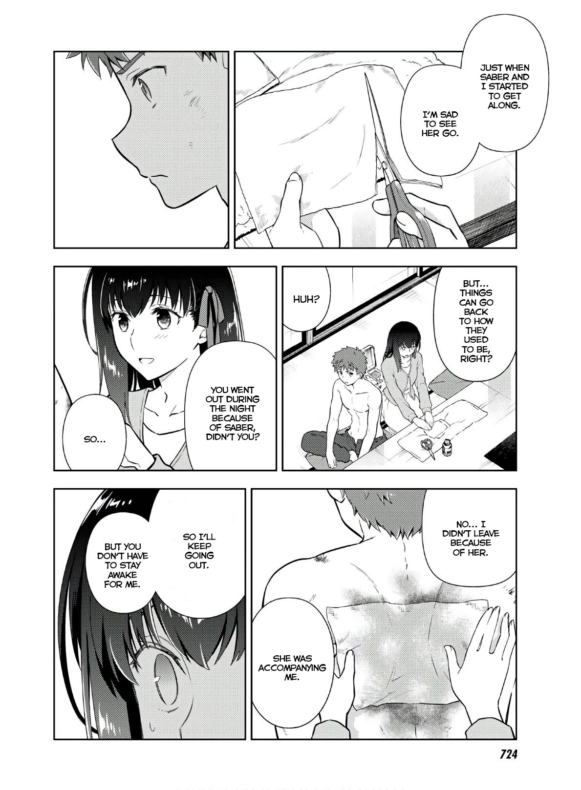 Fate/Stay Night - Heaven's Feel Chapter 58 page 4 - Chapter 58: Day 8 / An Oath and a Farewell (2)