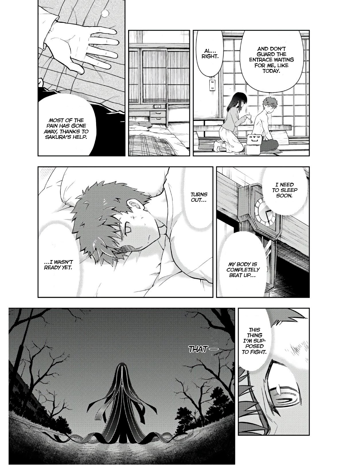 Fate/Stay Night - Heaven's Feel Chapter 58 page 5 - Chapter 58: Day 8 / An Oath and a Farewell (2)