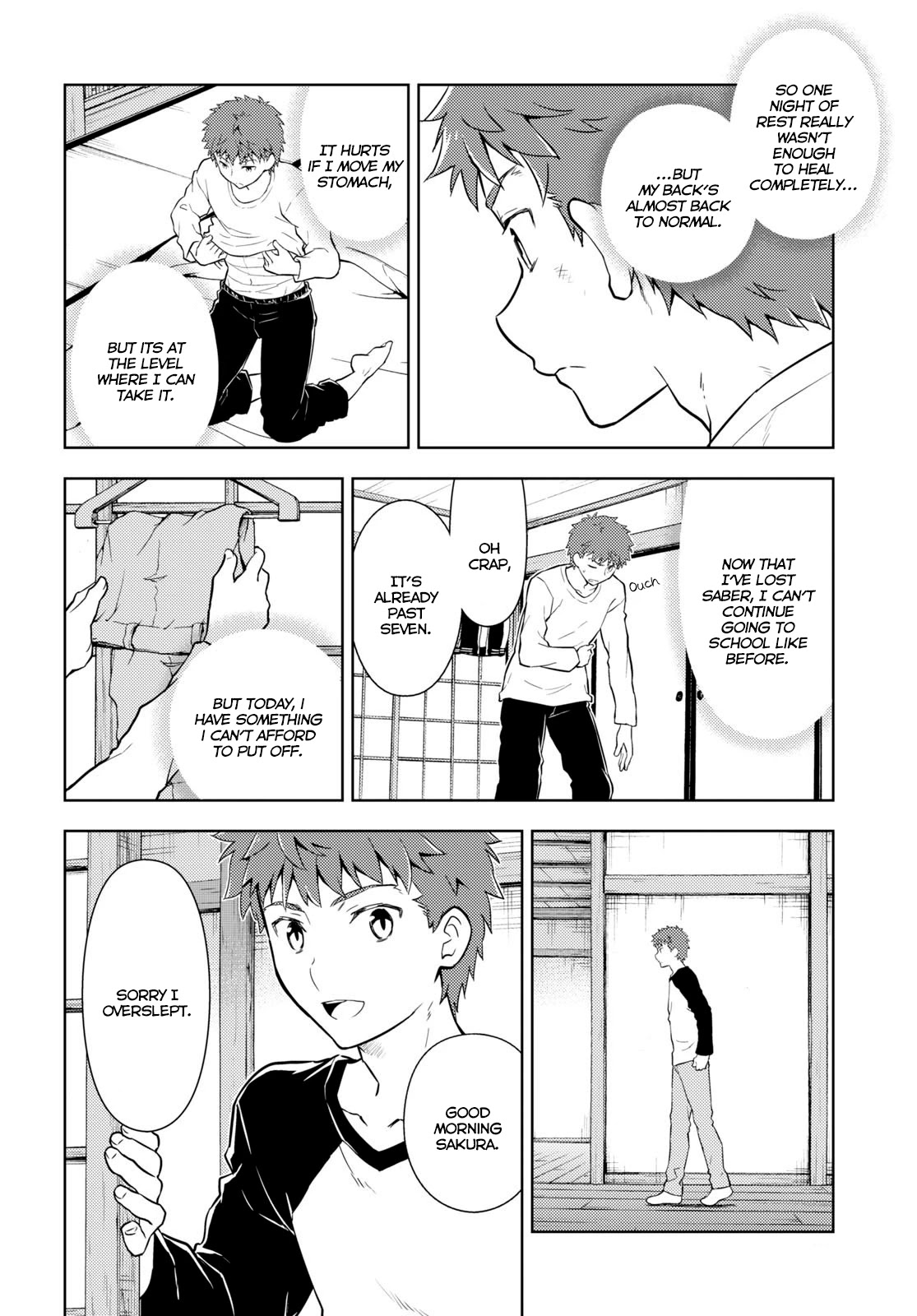 Fate/Stay Night - Heaven's Feel Chapter 59 page 12 - Chapter 59: An Oath and a Farewell (3)
