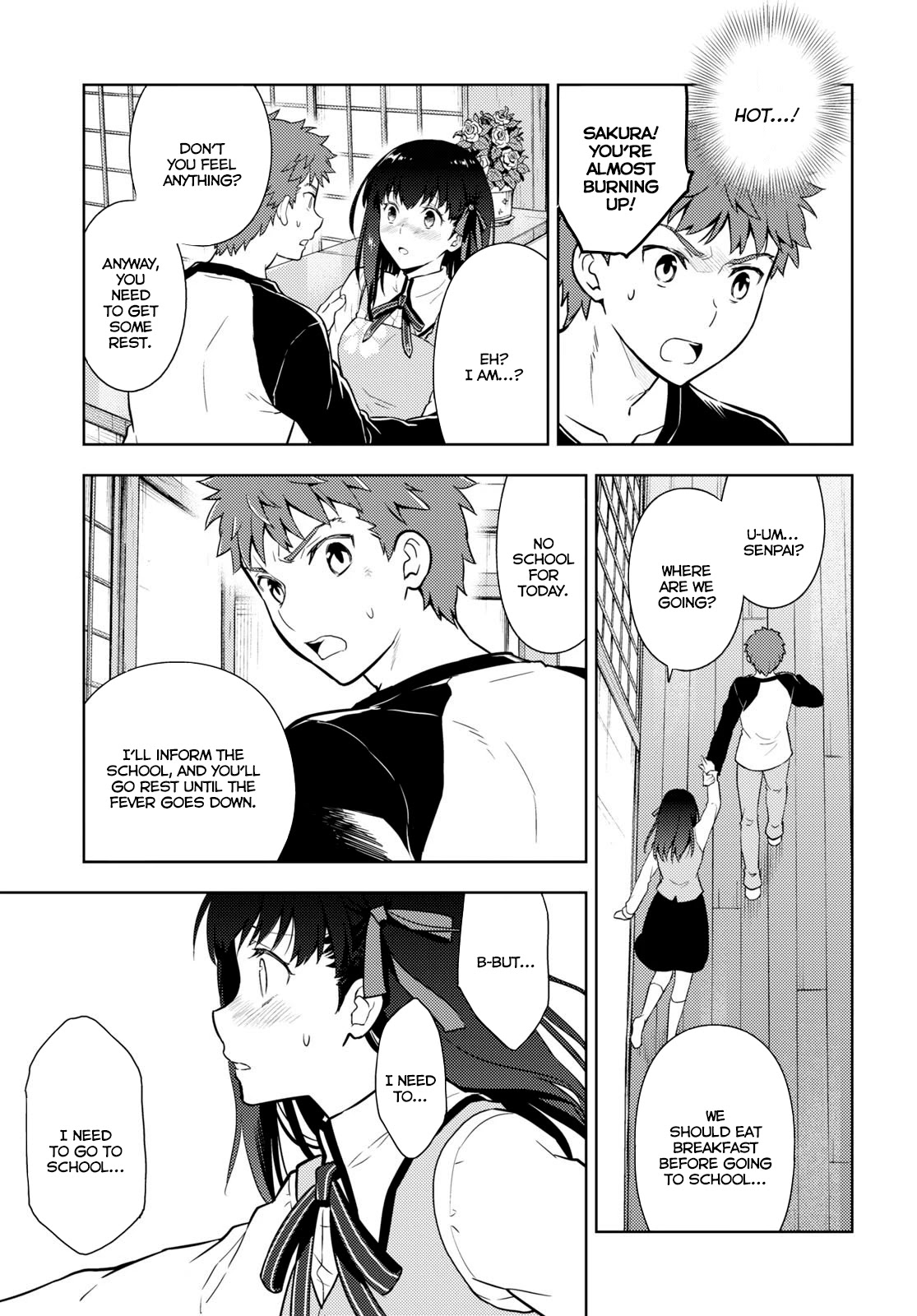 Fate/Stay Night - Heaven's Feel Chapter 59 page 15 - Chapter 59: An Oath and a Farewell (3)