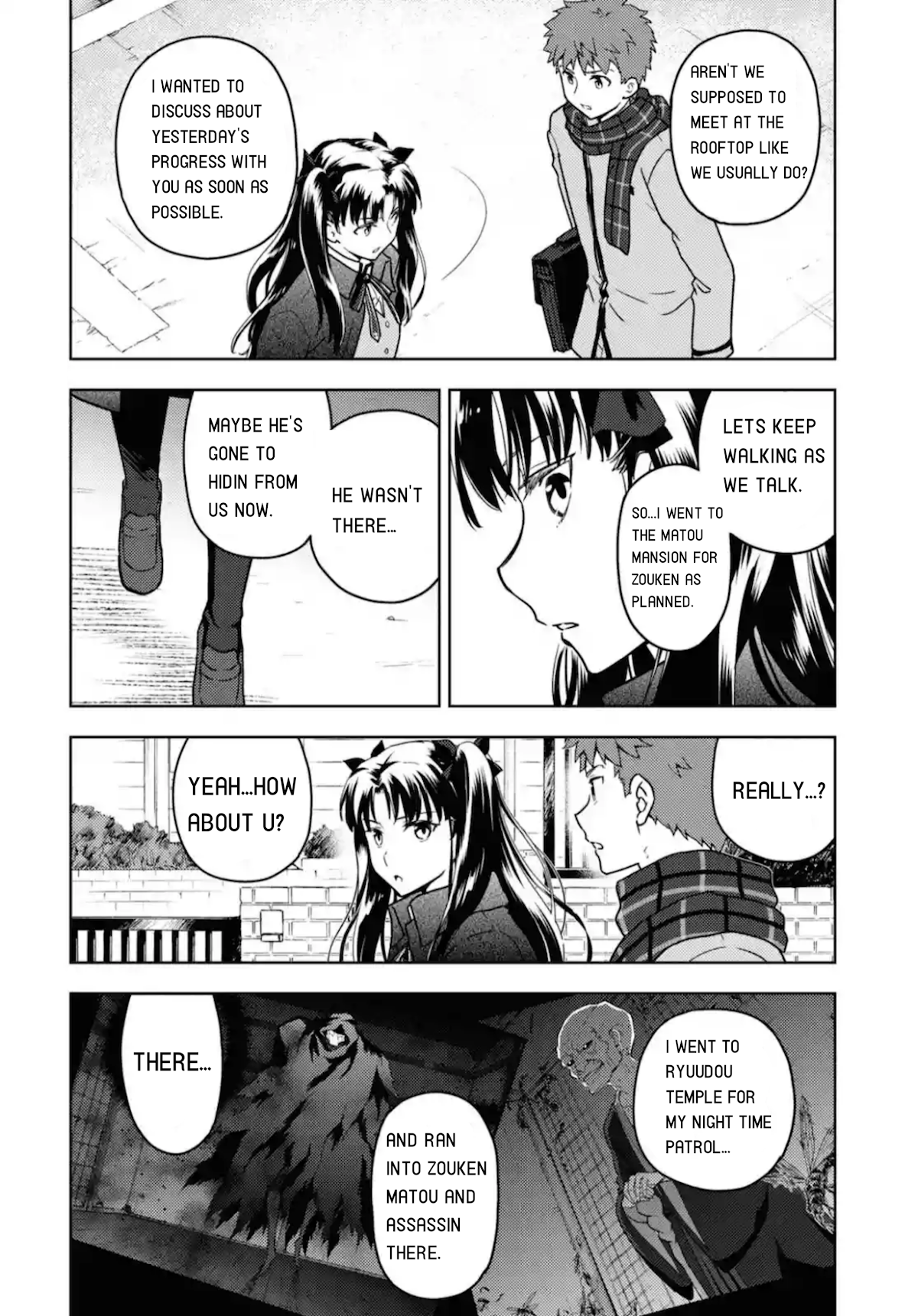 Fate/Stay Night - Heaven's Feel Chapter 60 page 2 - Chapter 60: Rin's questions and answers