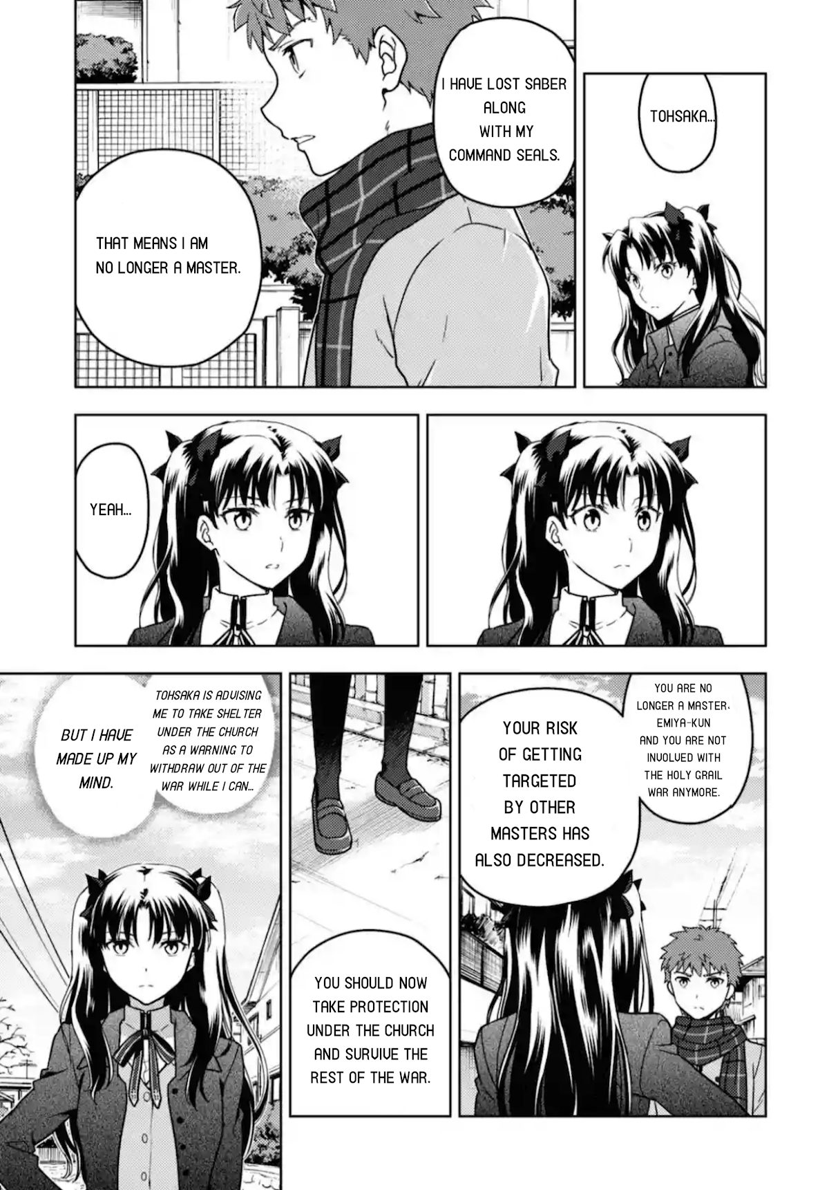 Fate/Stay Night - Heaven's Feel Chapter 60 page 5 - Chapter 60: Rin's questions and answers