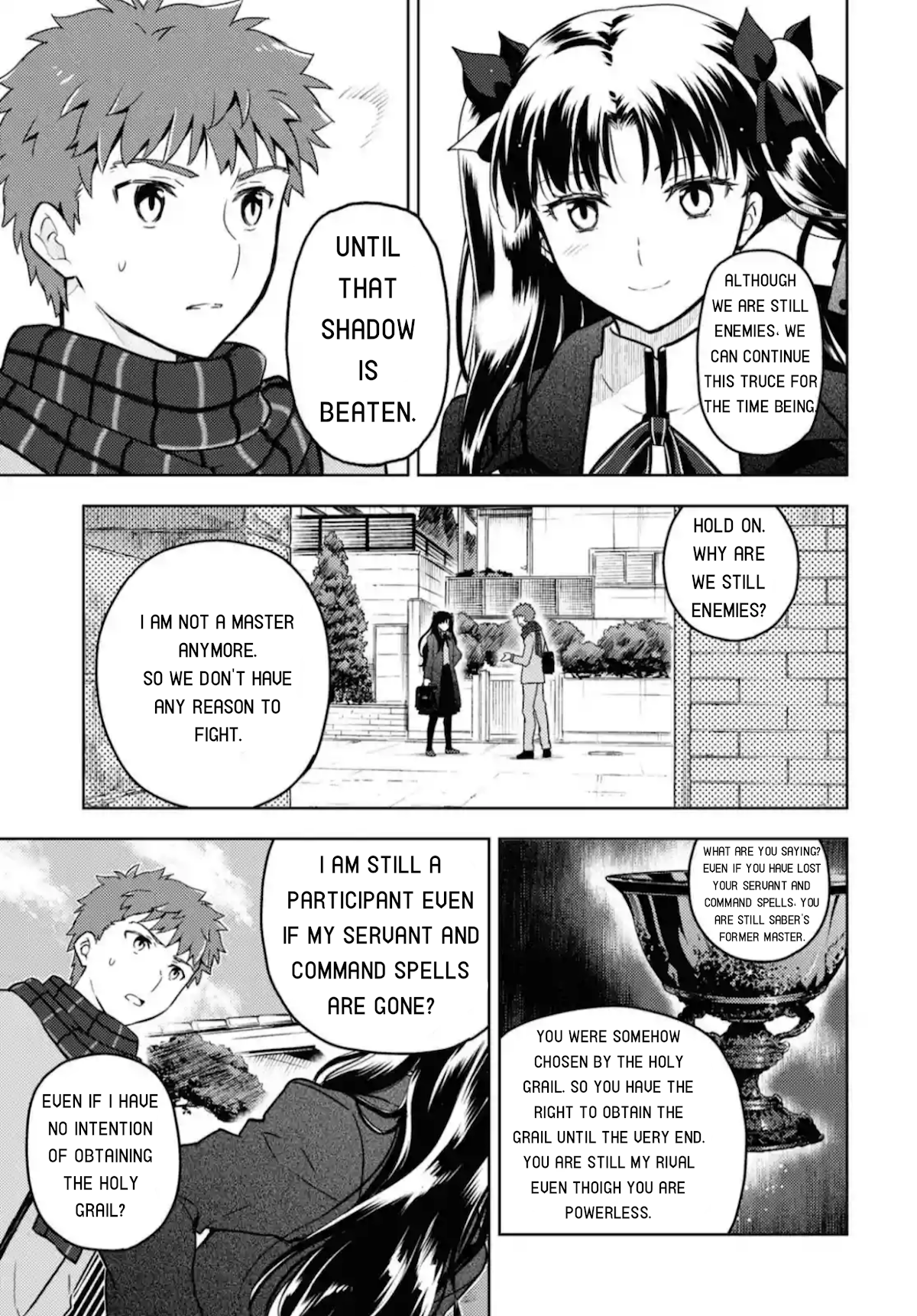 Fate/Stay Night - Heaven's Feel Chapter 60 page 7 - Chapter 60: Rin's questions and answers