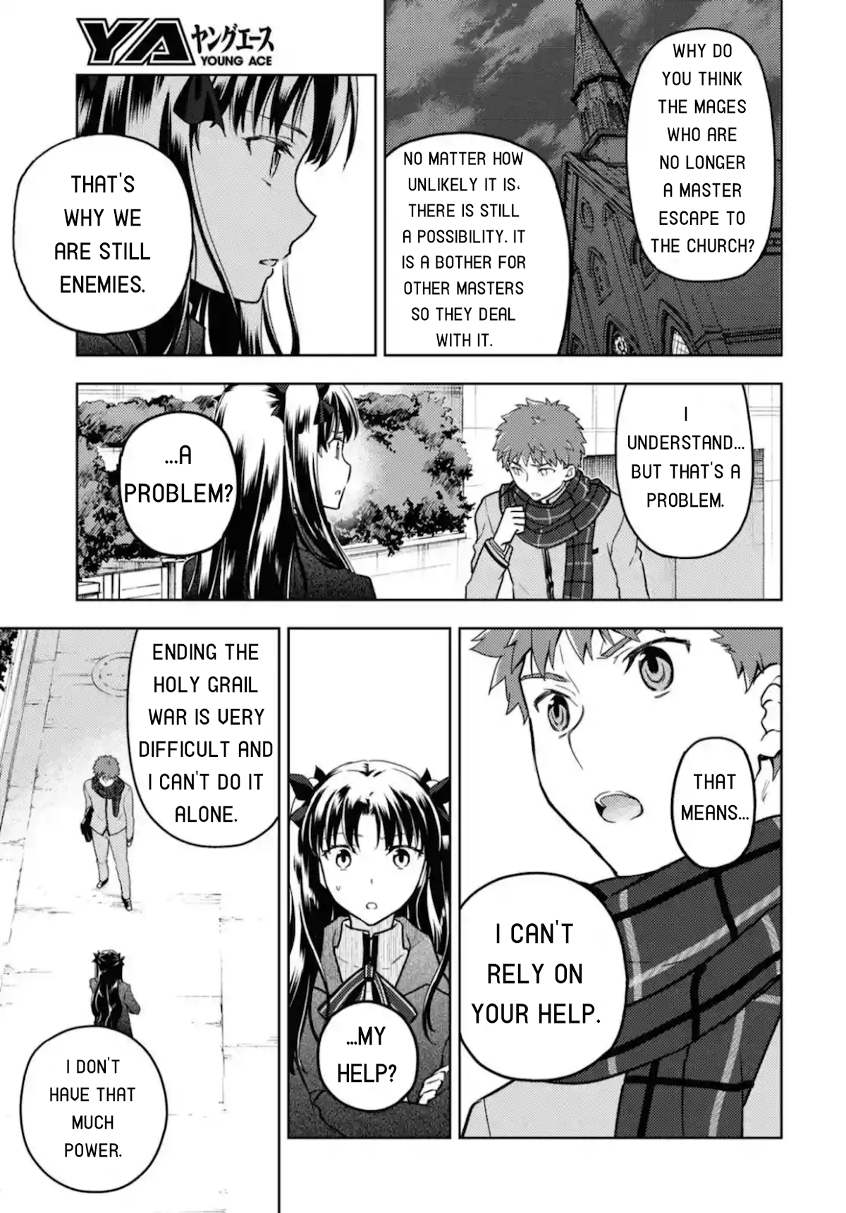 Fate/Stay Night - Heaven's Feel Chapter 60 page 9 - Chapter 60: Rin's questions and answers