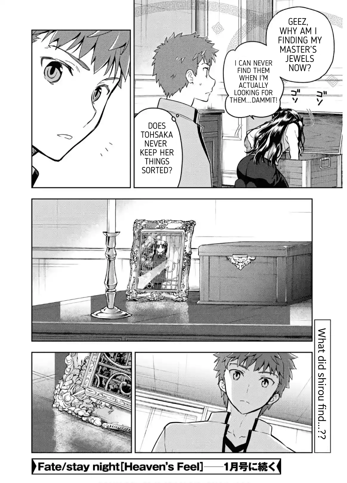 Fate/Stay Night - Heaven's Feel Chapter 61 page 12 - Chapter 61: Day 9 / Rin's Questions and Answers (2)