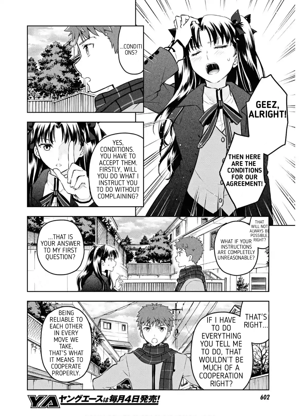 Fate/Stay Night - Heaven's Feel Chapter 61 page 4 - Chapter 61: Day 9 / Rin's Questions and Answers (2)