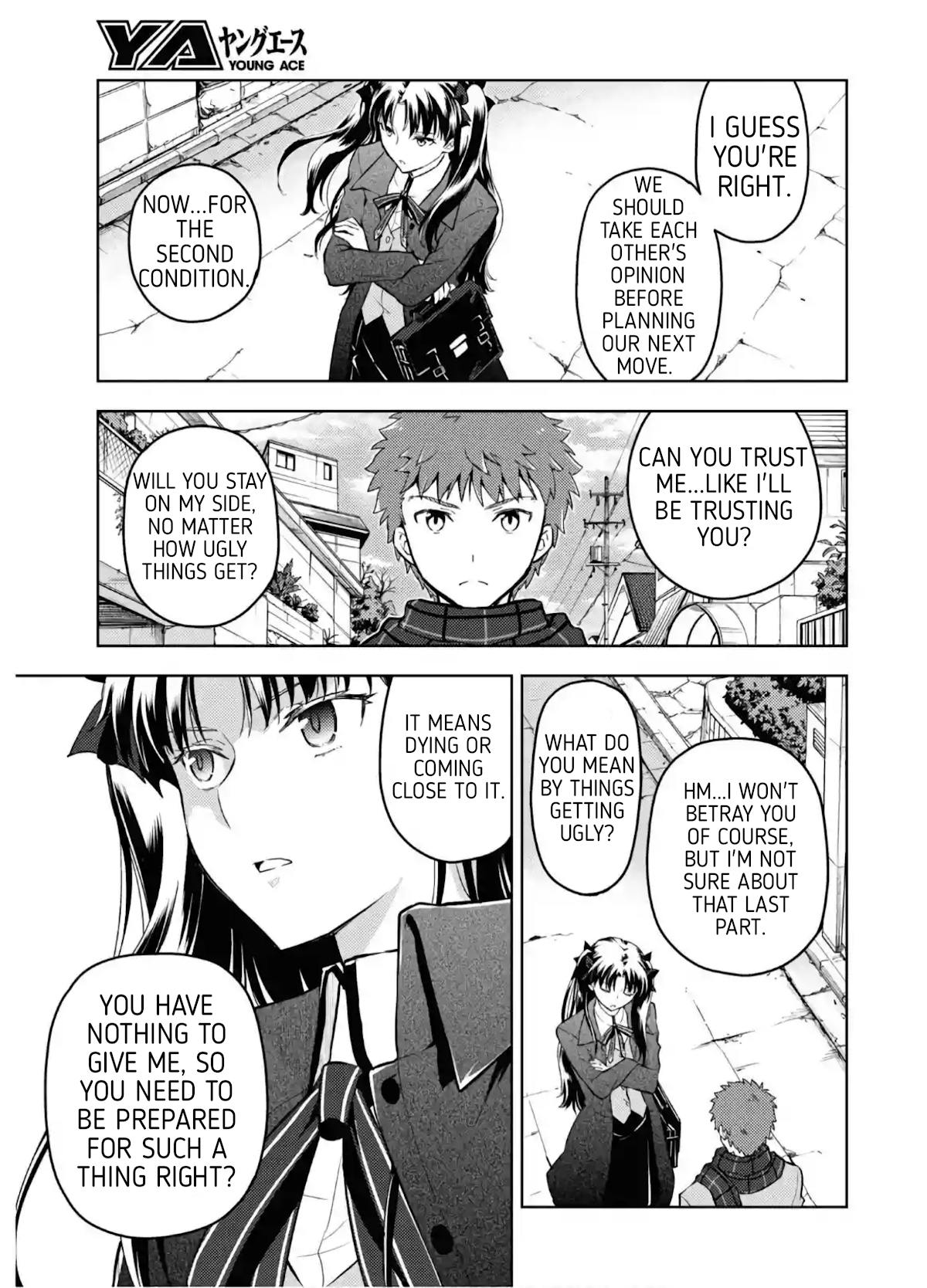 Fate/Stay Night - Heaven's Feel Chapter 61 page 5 - Chapter 61: Day 9 / Rin's Questions and Answers (2)