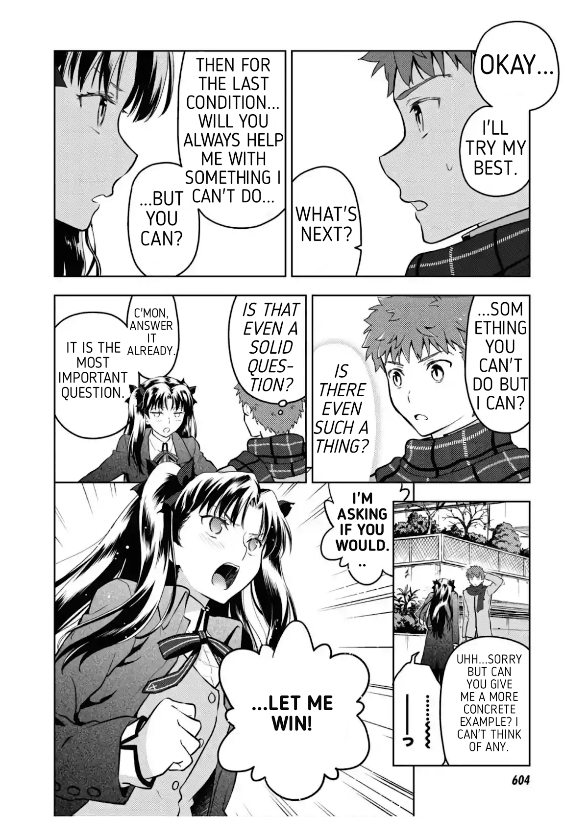 Fate/Stay Night - Heaven's Feel Chapter 61 page 6 - Chapter 61: Day 9 / Rin's Questions and Answers (2)