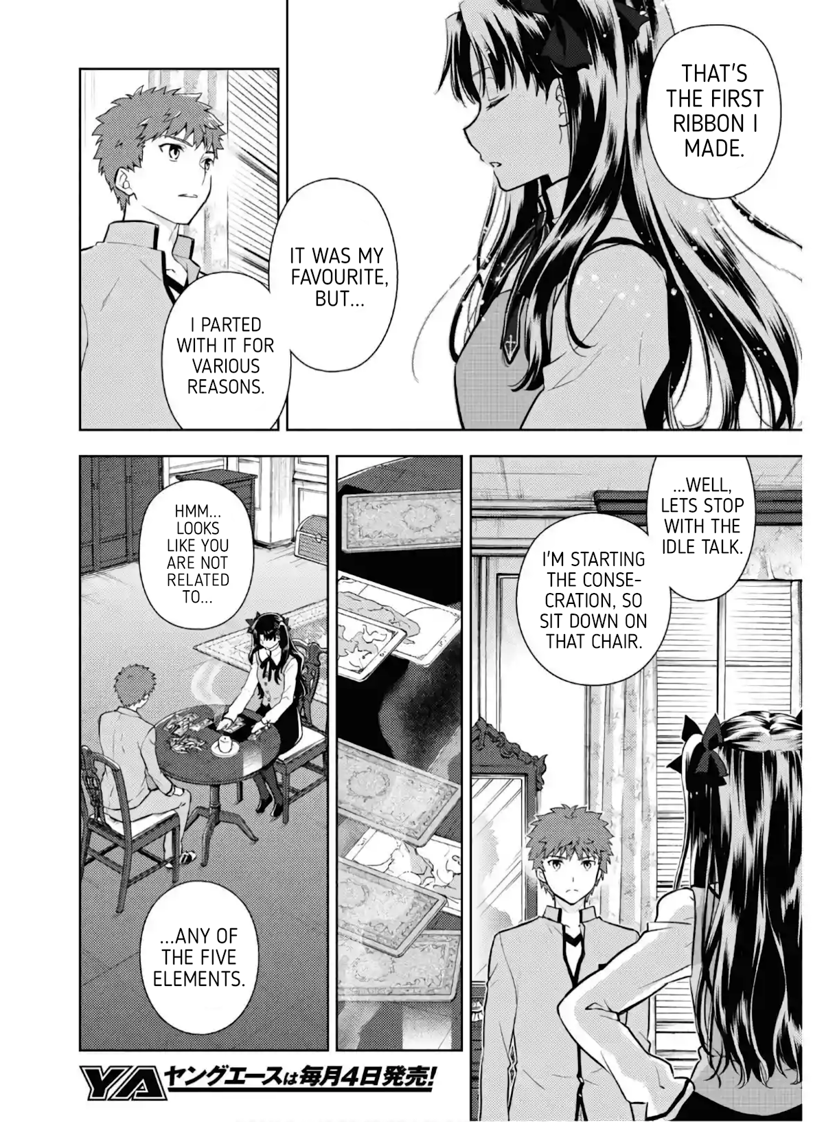 Fate/Stay Night - Heaven's Feel Chapter 62 page 4 - Chapter 62: Day 9 / Rin's Questions and Answers (3)