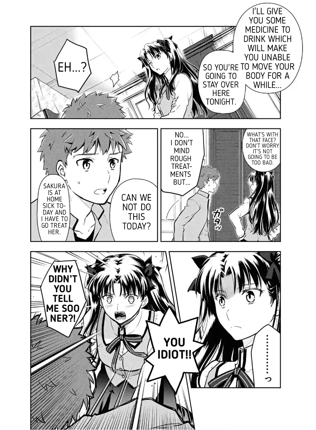 Fate/Stay Night - Heaven's Feel Chapter 62 page 8 - Chapter 62: Day 9 / Rin's Questions and Answers (3)