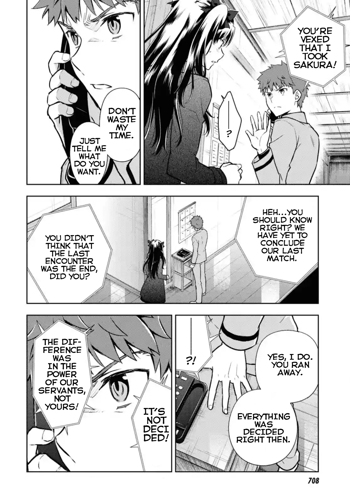 Fate/Stay Night - Heaven's Feel Chapter 65 page 4 - Chapter 65: Day 9 / Over (1)