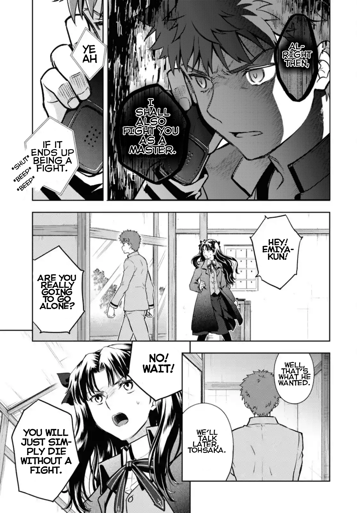 Fate/Stay Night - Heaven's Feel Chapter 65 page 7 - Chapter 65: Day 9 / Over (1)