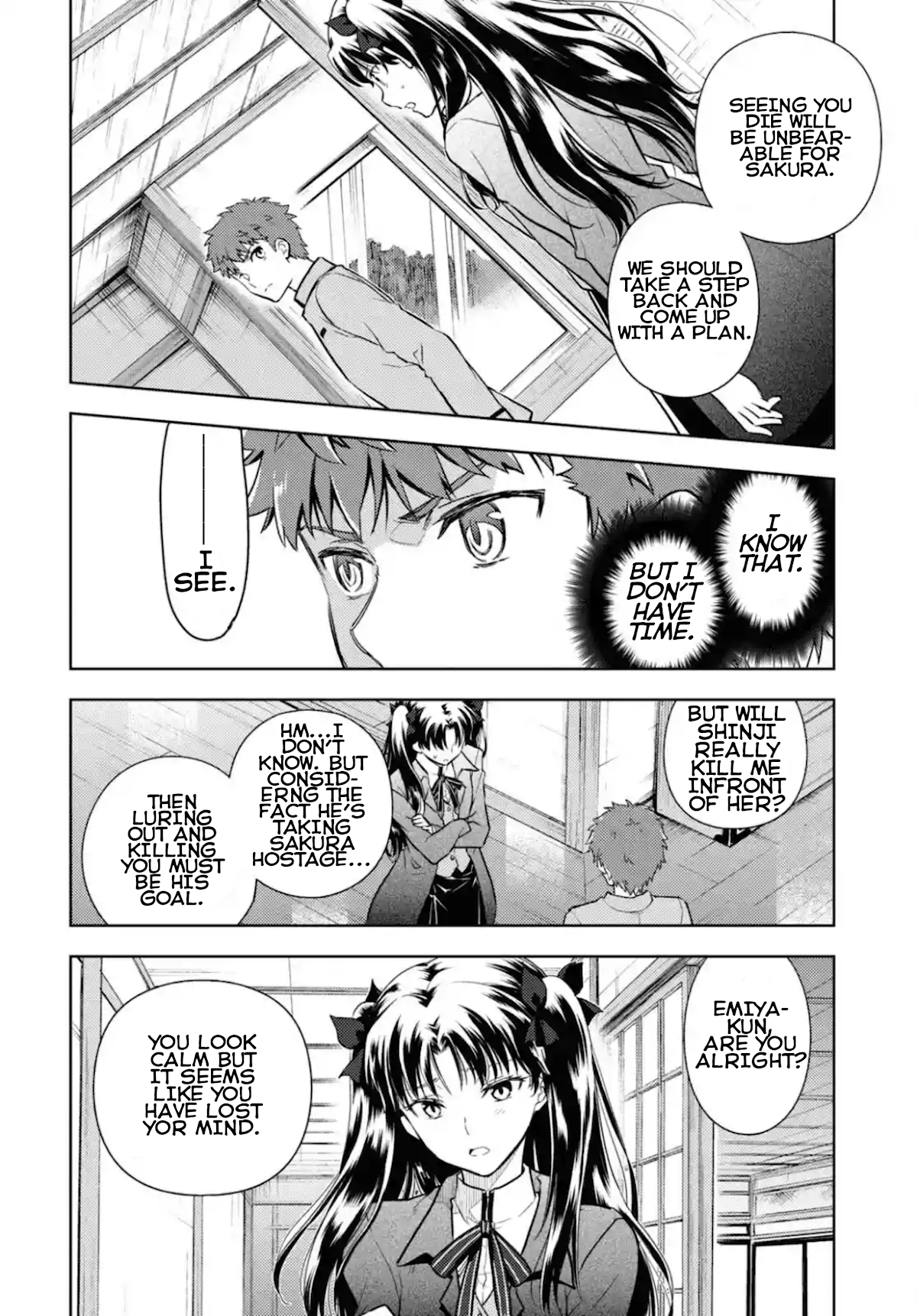 Fate/Stay Night - Heaven's Feel Chapter 65 page 8 - Chapter 65: Day 9 / Over (1)