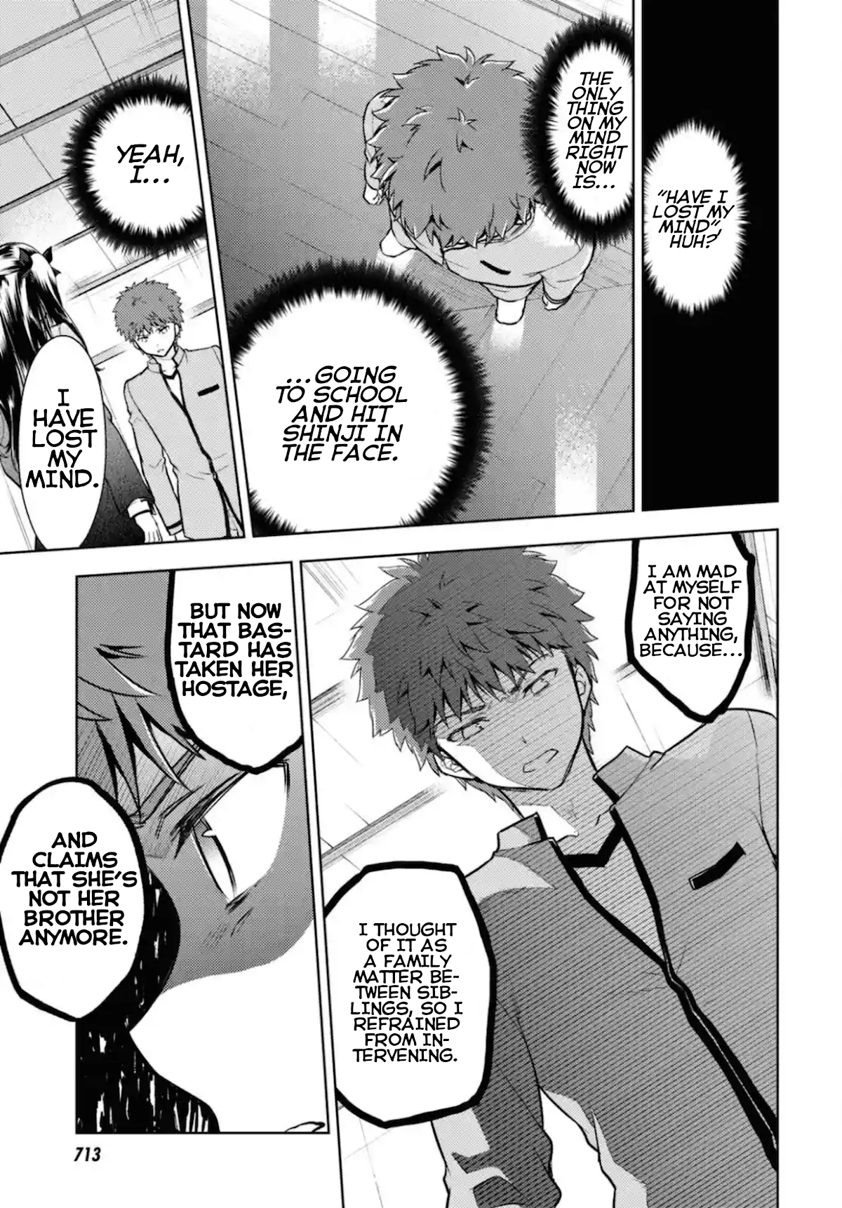 Fate/Stay Night - Heaven's Feel Chapter 65 page 9 - Chapter 65: Day 9 / Over (1)