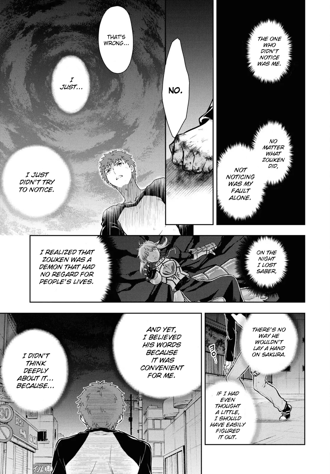 Fate/Stay Night - Heaven's Feel Chapter 76 page 3 - Chapter 76: Day 9 / Over(12)