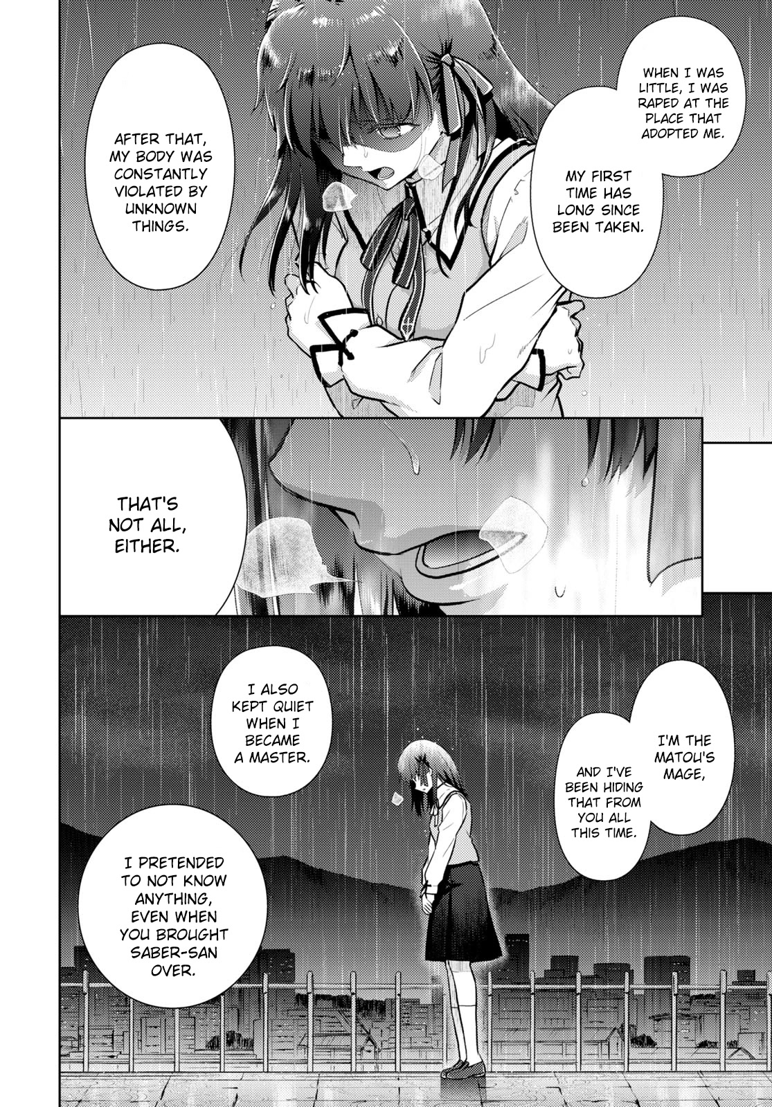 Fate/Stay Night - Heaven's Feel Chapter 81 page 12 - Chapter 81: Day 9 / Rain (3)