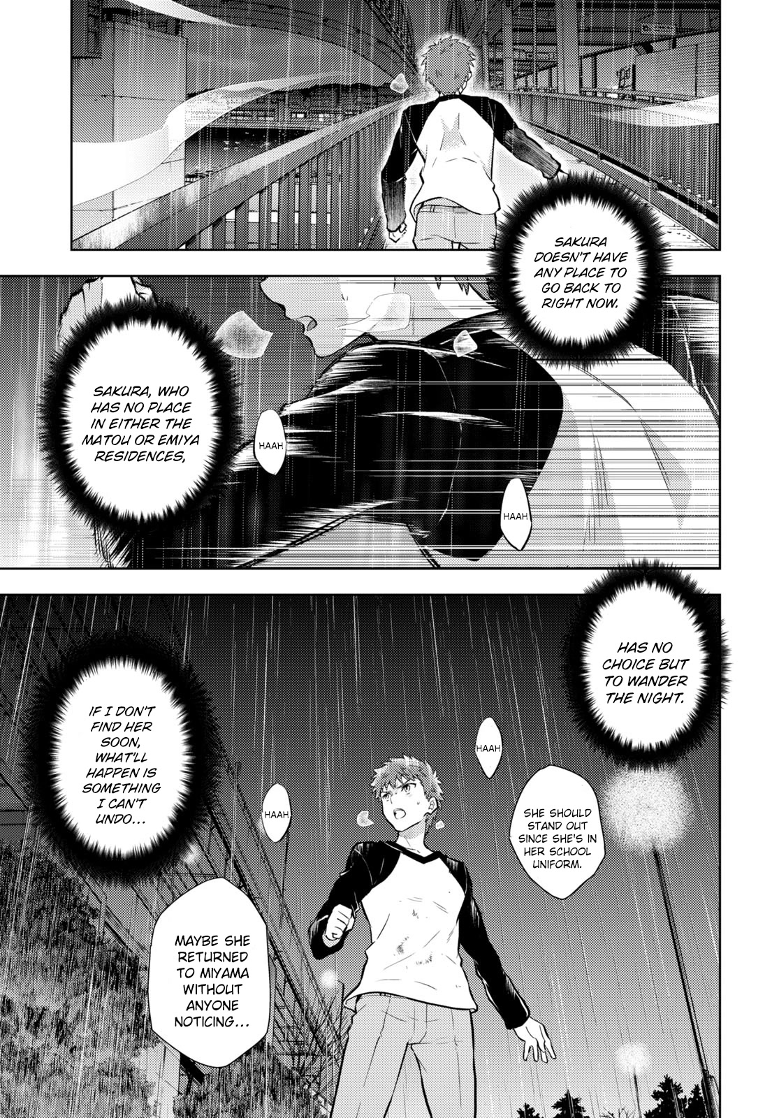Fate/Stay Night - Heaven's Feel Chapter 81 page 5 - Chapter 81: Day 9 / Rain (3)