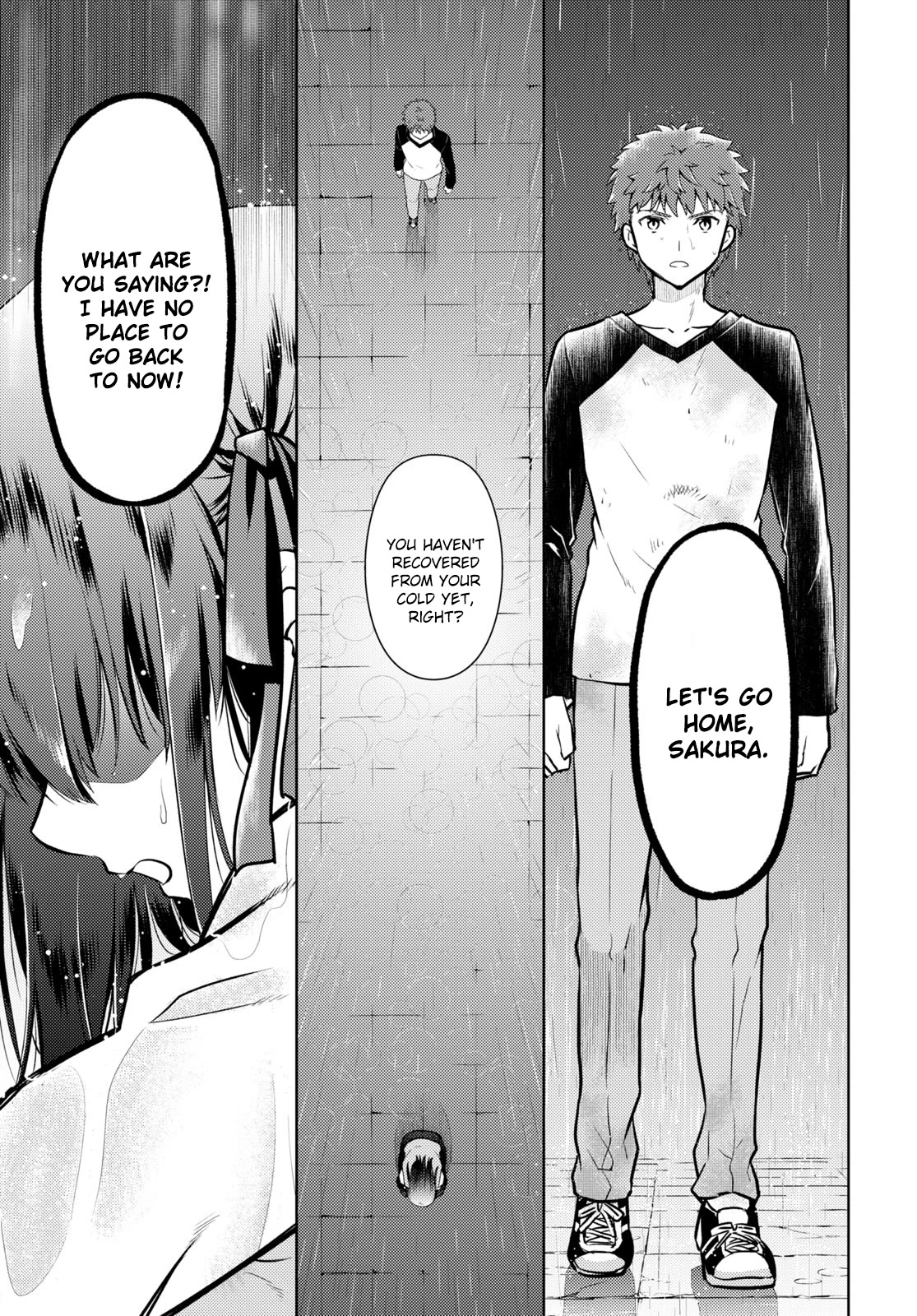Fate/Stay Night - Heaven's Feel Chapter 81 page 9 - Chapter 81: Day 9 / Rain (3)