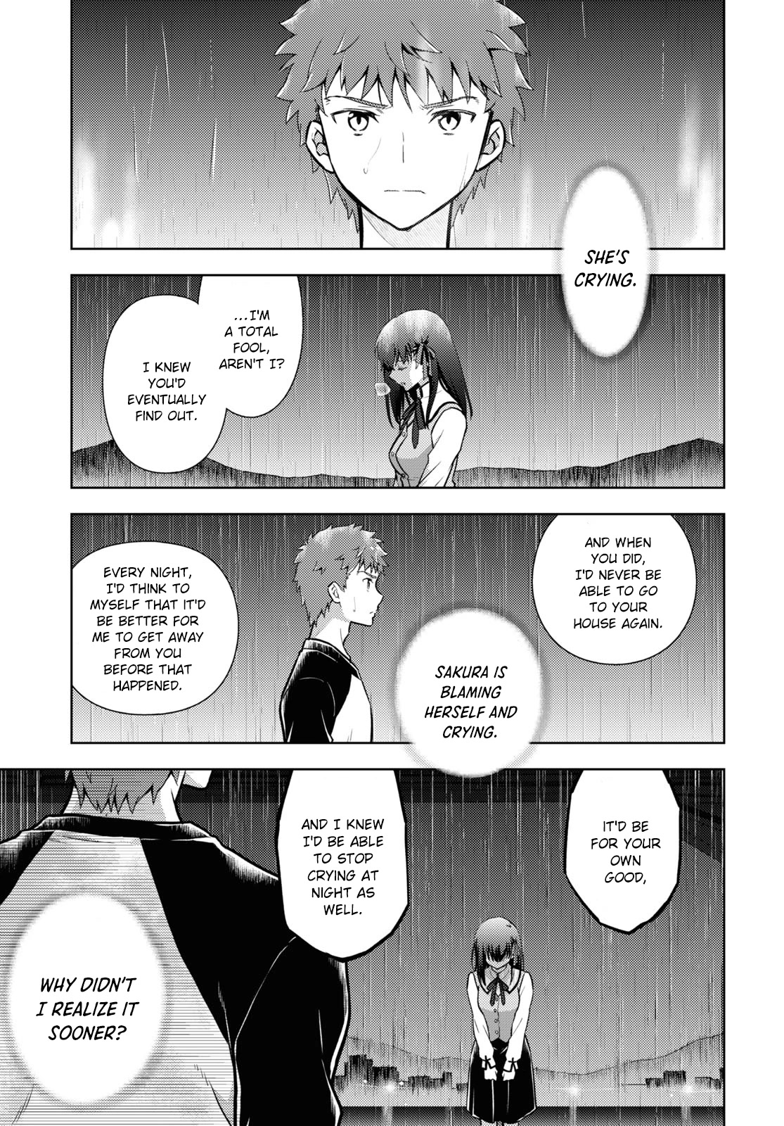 Fate/Stay Night - Heaven's Feel Chapter 82 page 3 - Chapter 82: Day 9 / Rain (4)