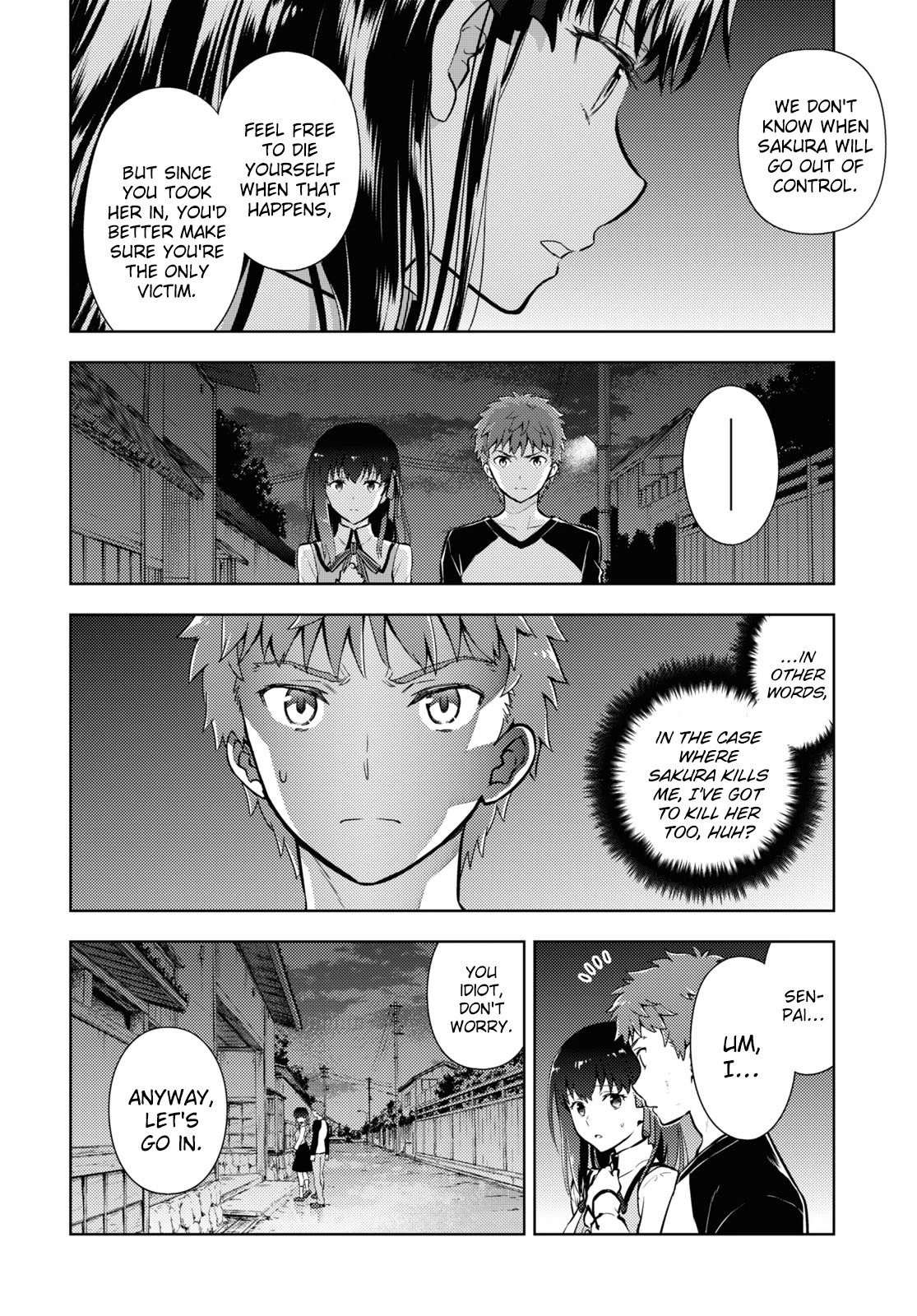Fate/Stay Night - Heaven's Feel Chapter 83 page 8 - Chapter 83: Day 9 / Rain (5)