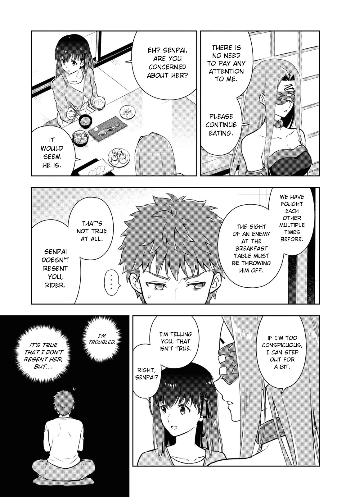 Fate/Stay Night - Heaven's Feel Chapter 86 page 5 - Chapter 86: Day 10 / Plan for the Future (1)