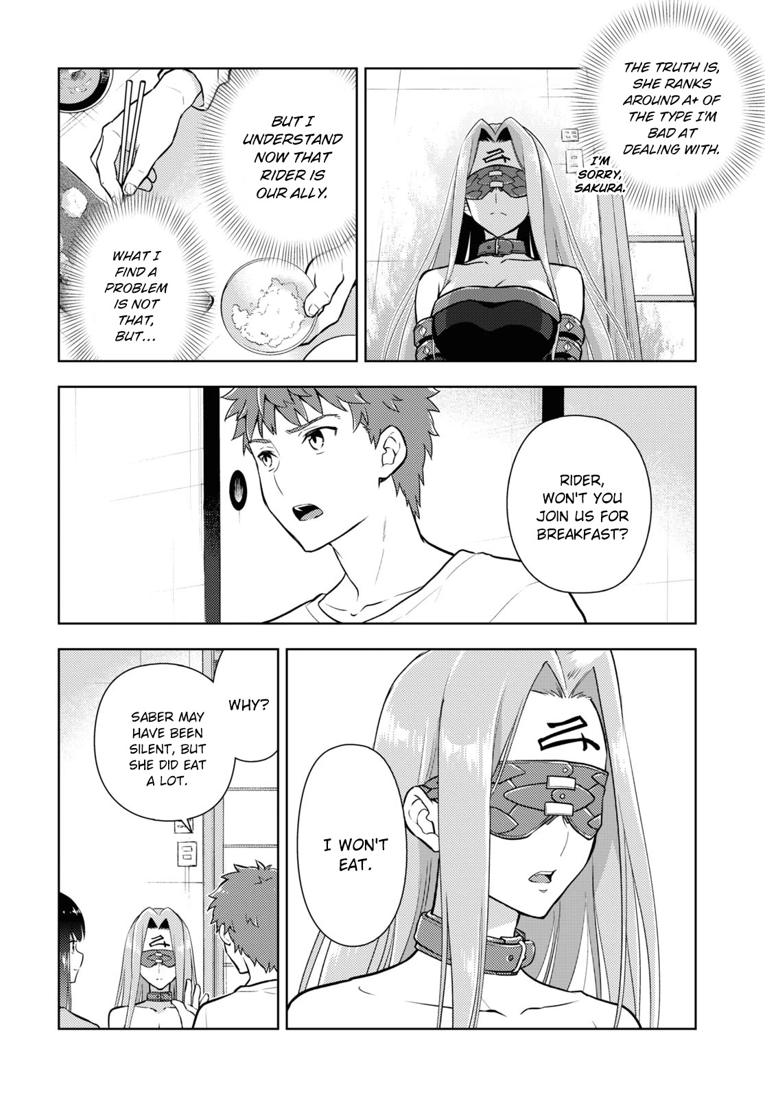 Fate/Stay Night - Heaven's Feel Chapter 86 page 6 - Chapter 86: Day 10 / Plan for the Future (1)
