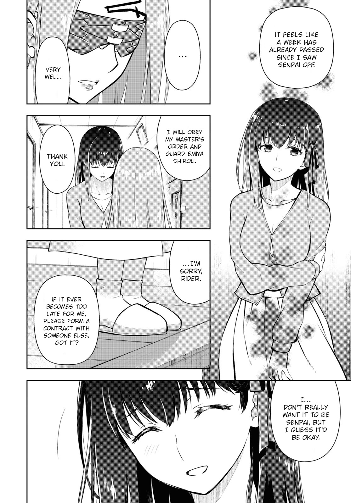 Fate/Stay Night - Heaven's Feel Chapter 88 page 12 - Chapter 88: Day 10 / Plan for the Future (3)