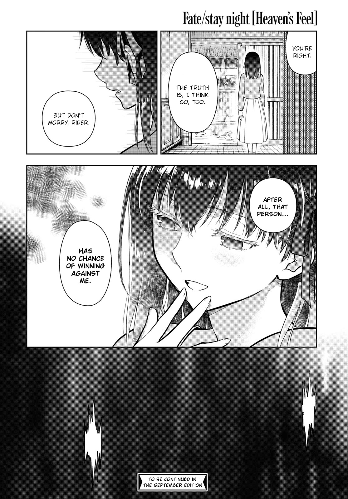 Fate/Stay Night - Heaven's Feel Chapter 88 page 14 - Chapter 88: Day 10 / Plan for the Future (3)