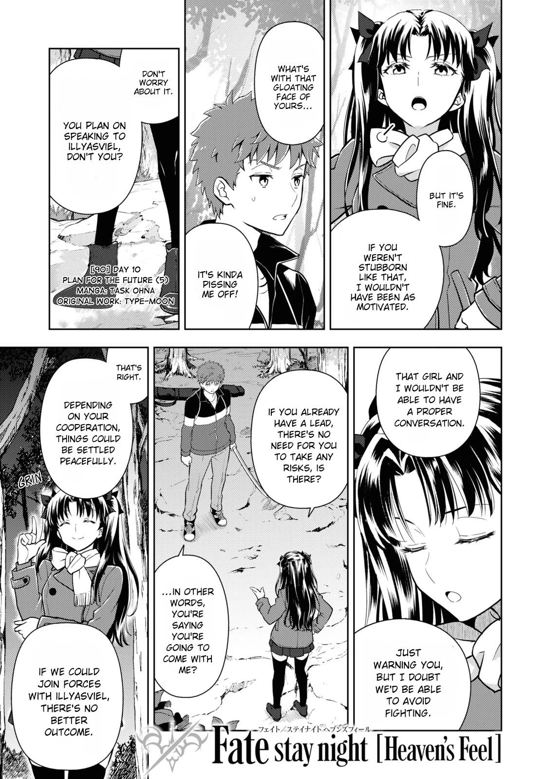 Fate/Stay Night - Heaven's Feel Chapter 90 page 1 - Chapter 90: Day 10 / Plan for the Future (5)